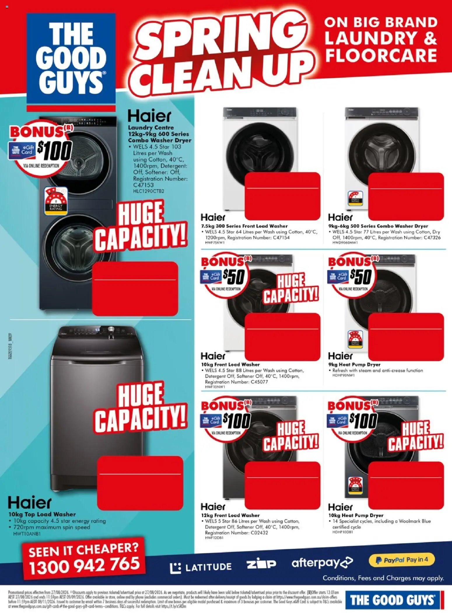 The Good Guys catalogue from 26/08/2026 The Good Guys catalogue SPRING CLEAN
