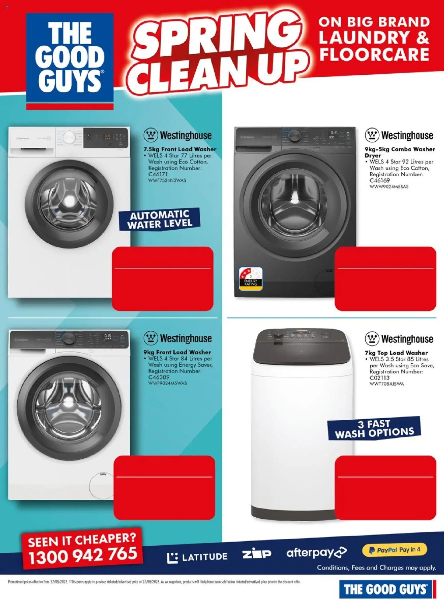 The Good Guys catalogue from 26/08/2026 The Good Guys catalogue SPRING CLEAN