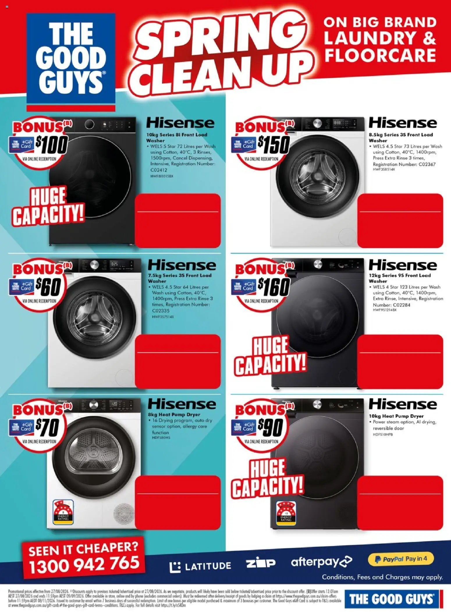 The Good Guys catalogue from 26/08/2026 The Good Guys catalogue SPRING CLEAN