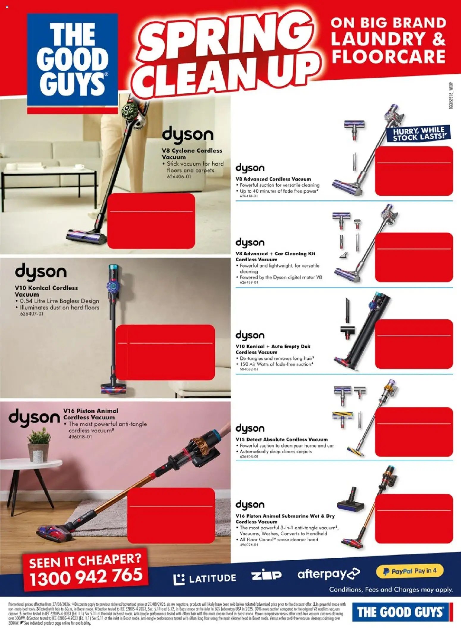 The Good Guys catalogue from 26/08/2026 The Good Guys catalogue SPRING CLEAN