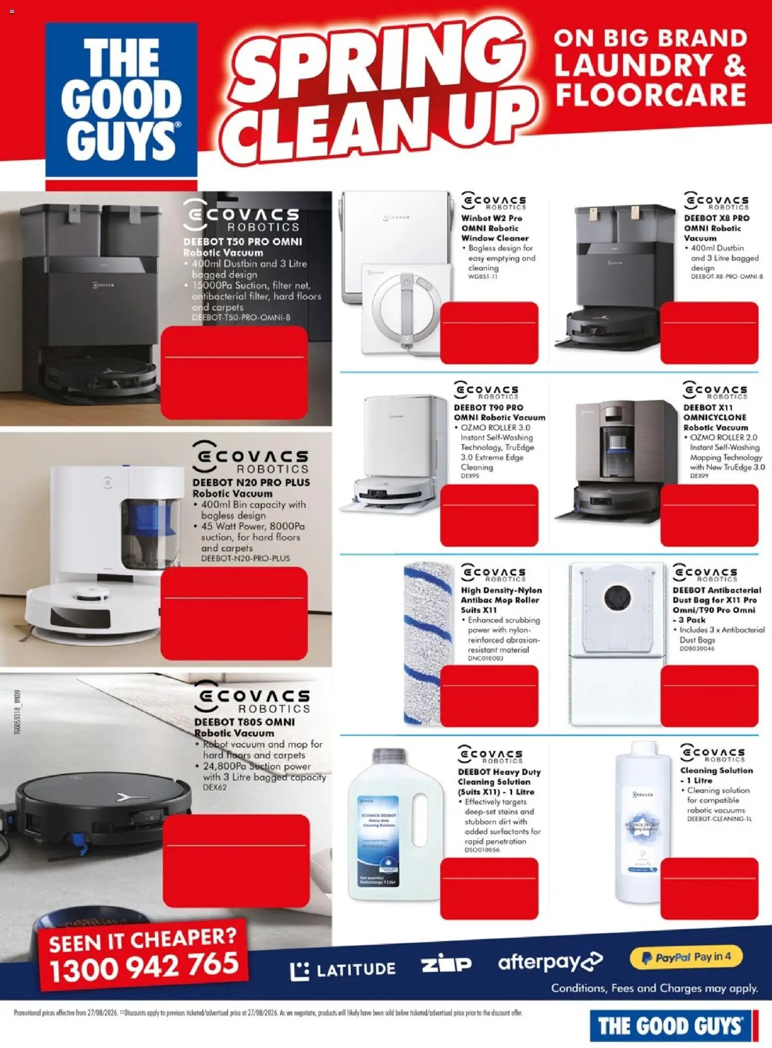 The Good Guys catalogue from 26/08/2026 The Good Guys catalogue SPRING CLEAN