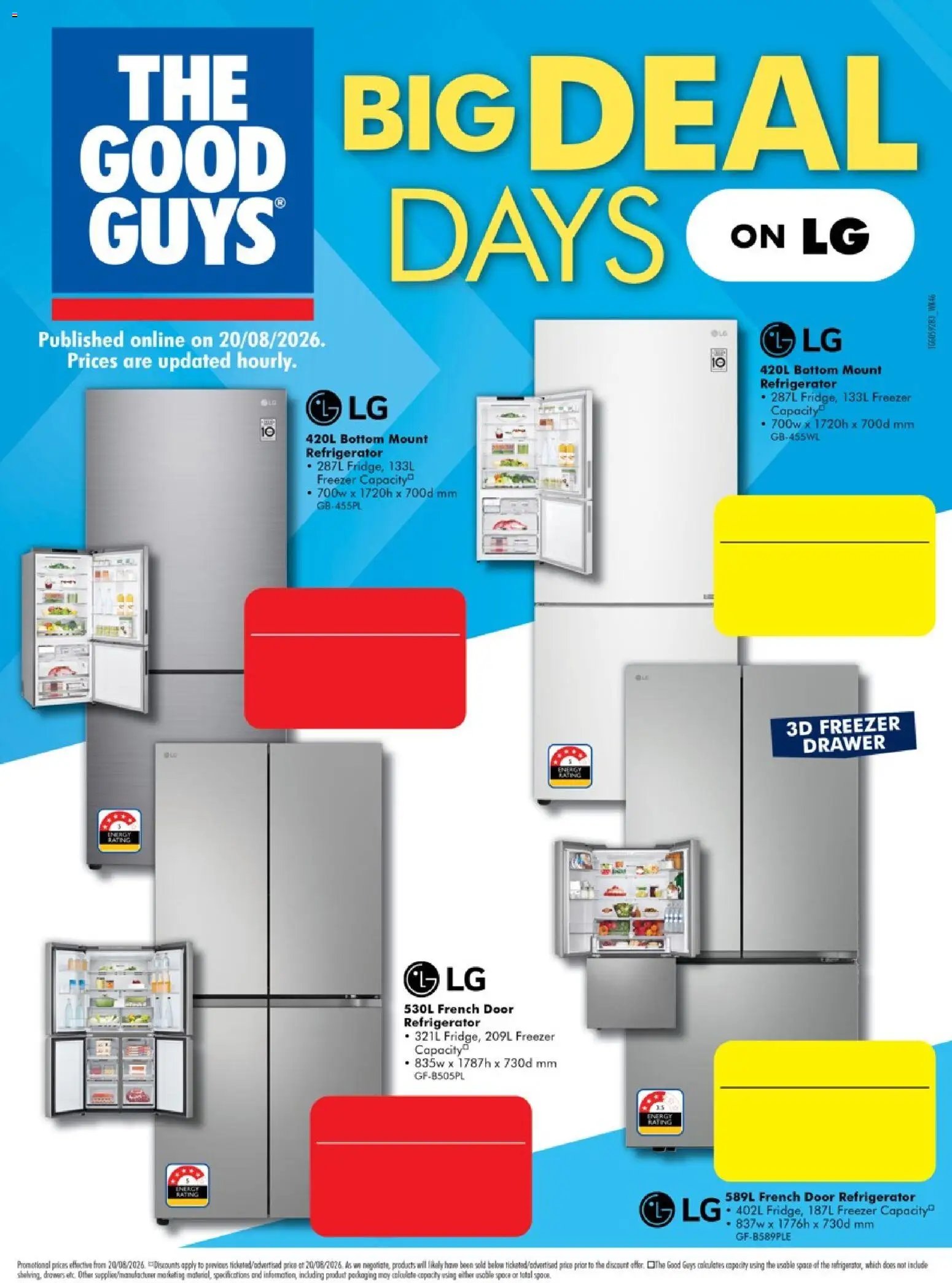 The Good Guys catalogue from 19/08/2026 The Good Guys catalogue LG BIG DEAL DAYS