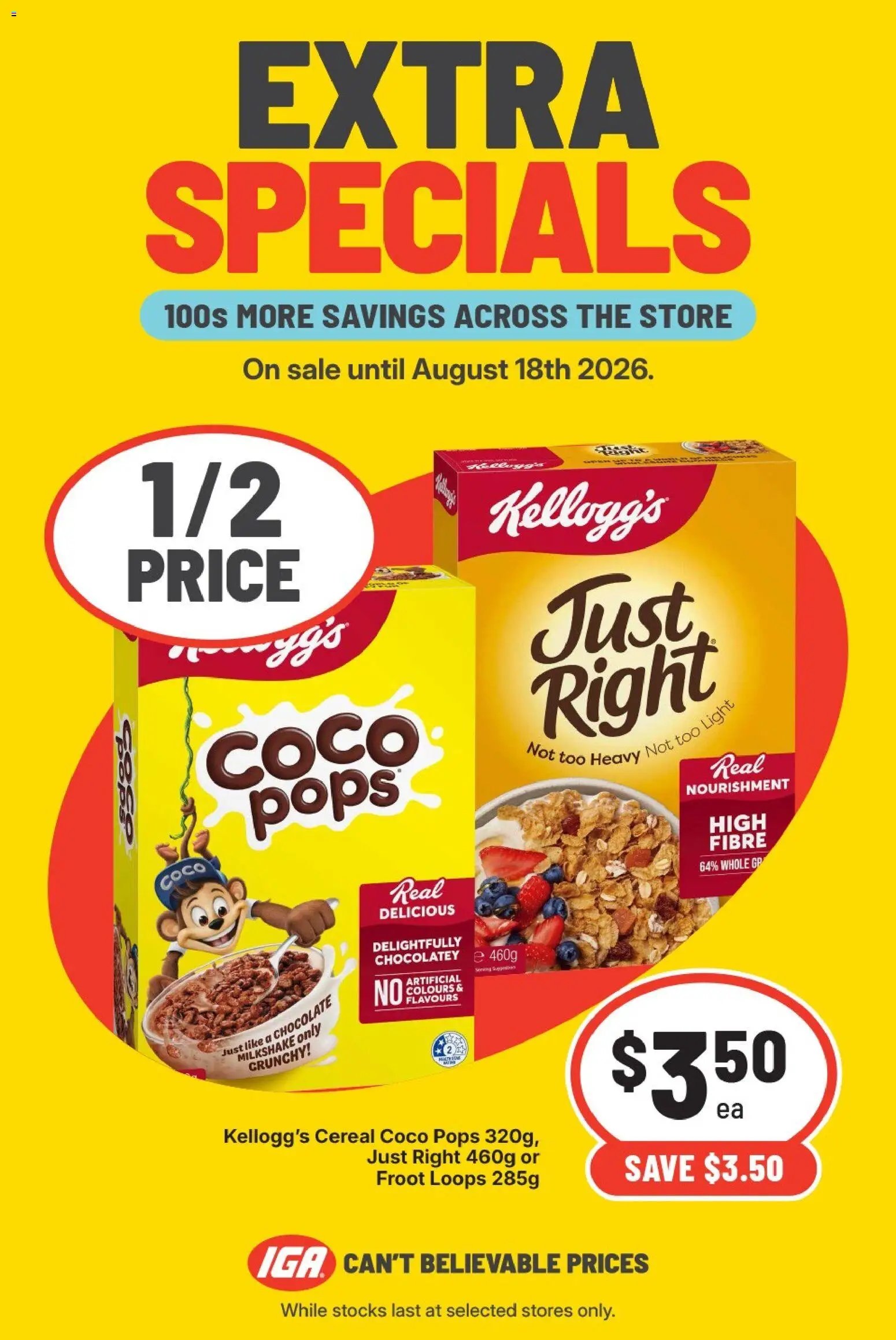 IGA catalogue from 12/08/2026 IGA Extra special