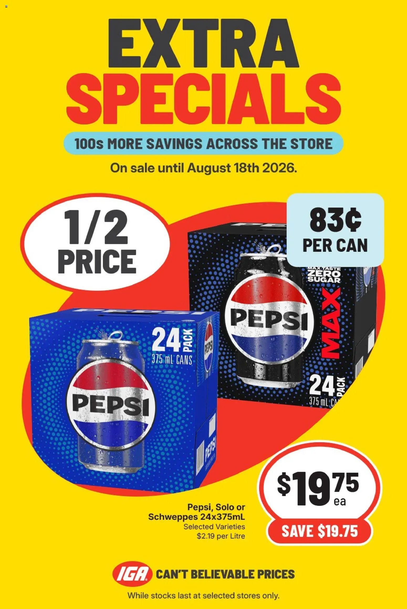 IGA catalogue from 12/08/2026 IGA Extra special