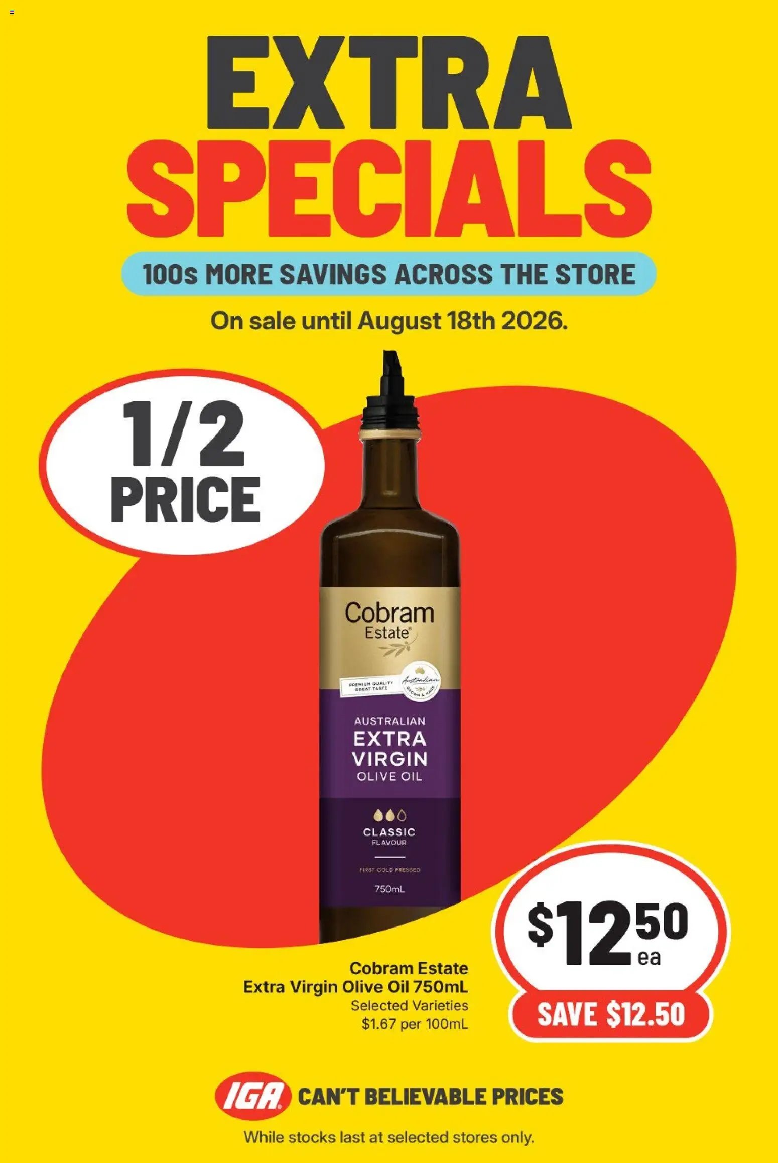 IGA catalogue from 12/08/2026 IGA Extra special