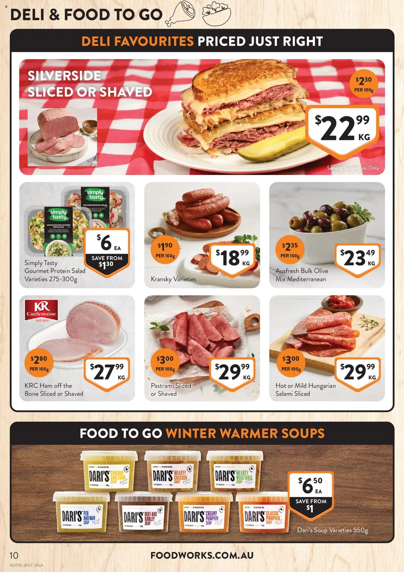 Foodworks catalogue from 29/07/2026 Foodworks catalogue