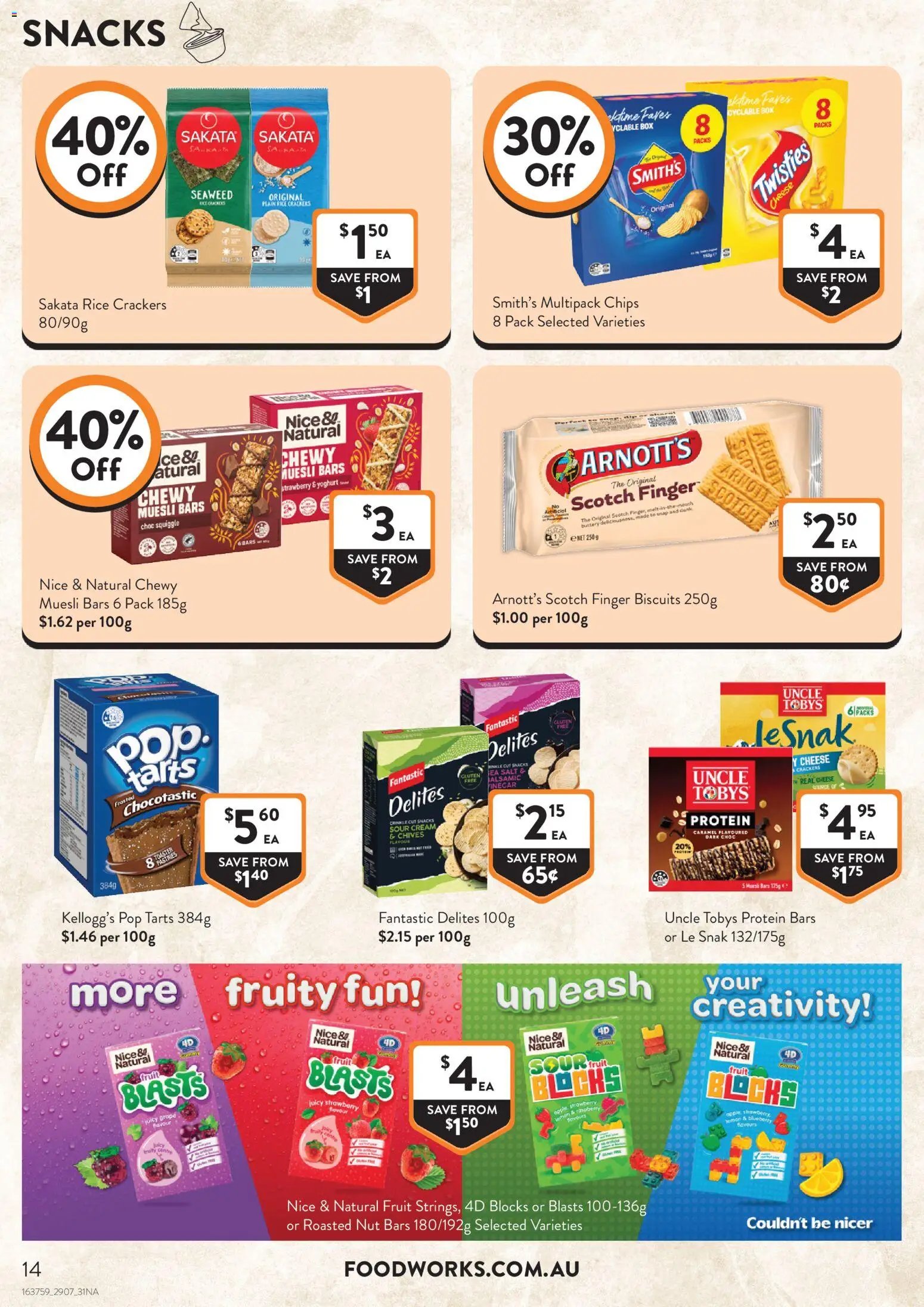 Foodworks catalogue from 29/07/2026 Foodworks catalogue
