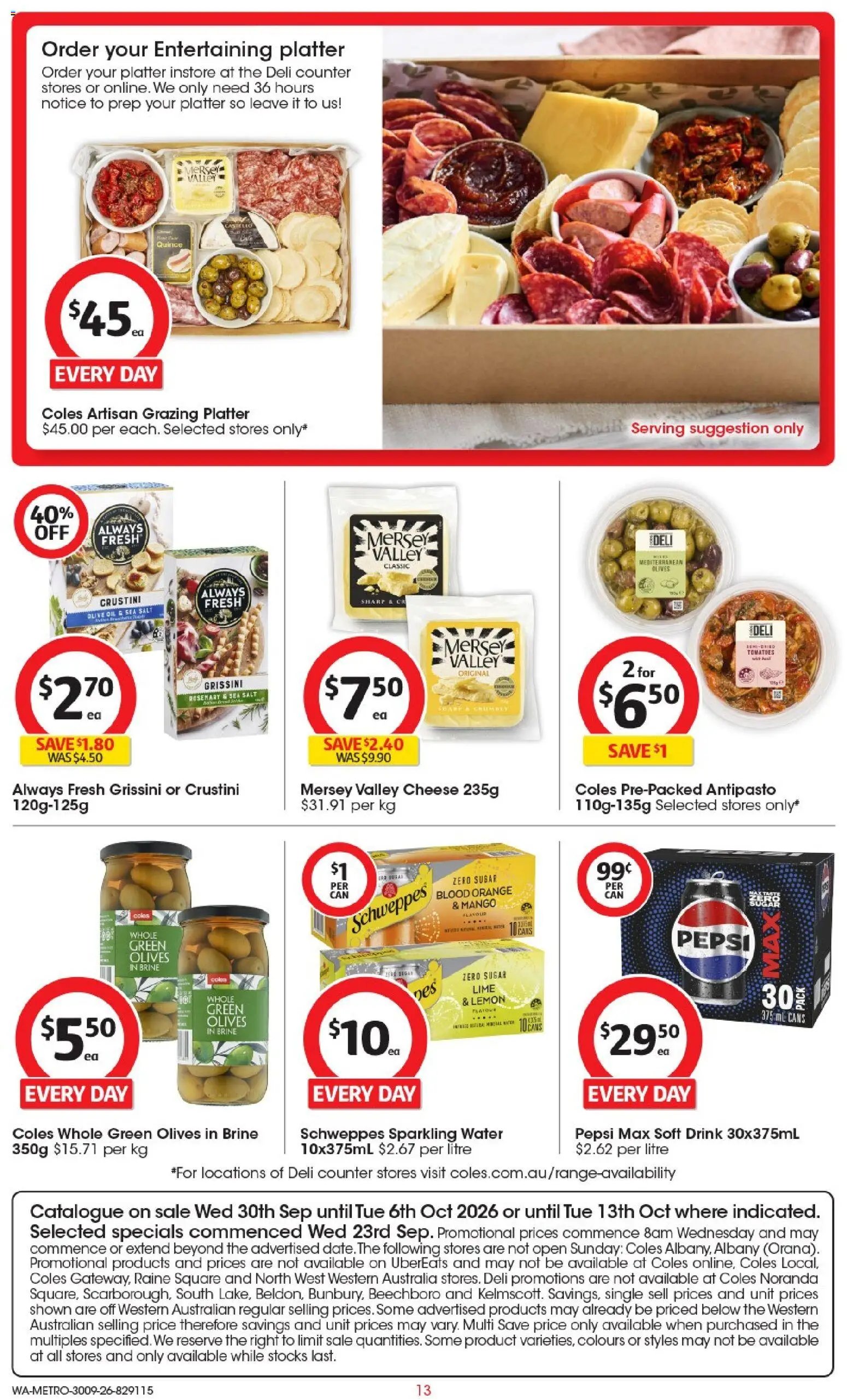 Coles catalogue from 30/09/2026 Coles catalogue WA