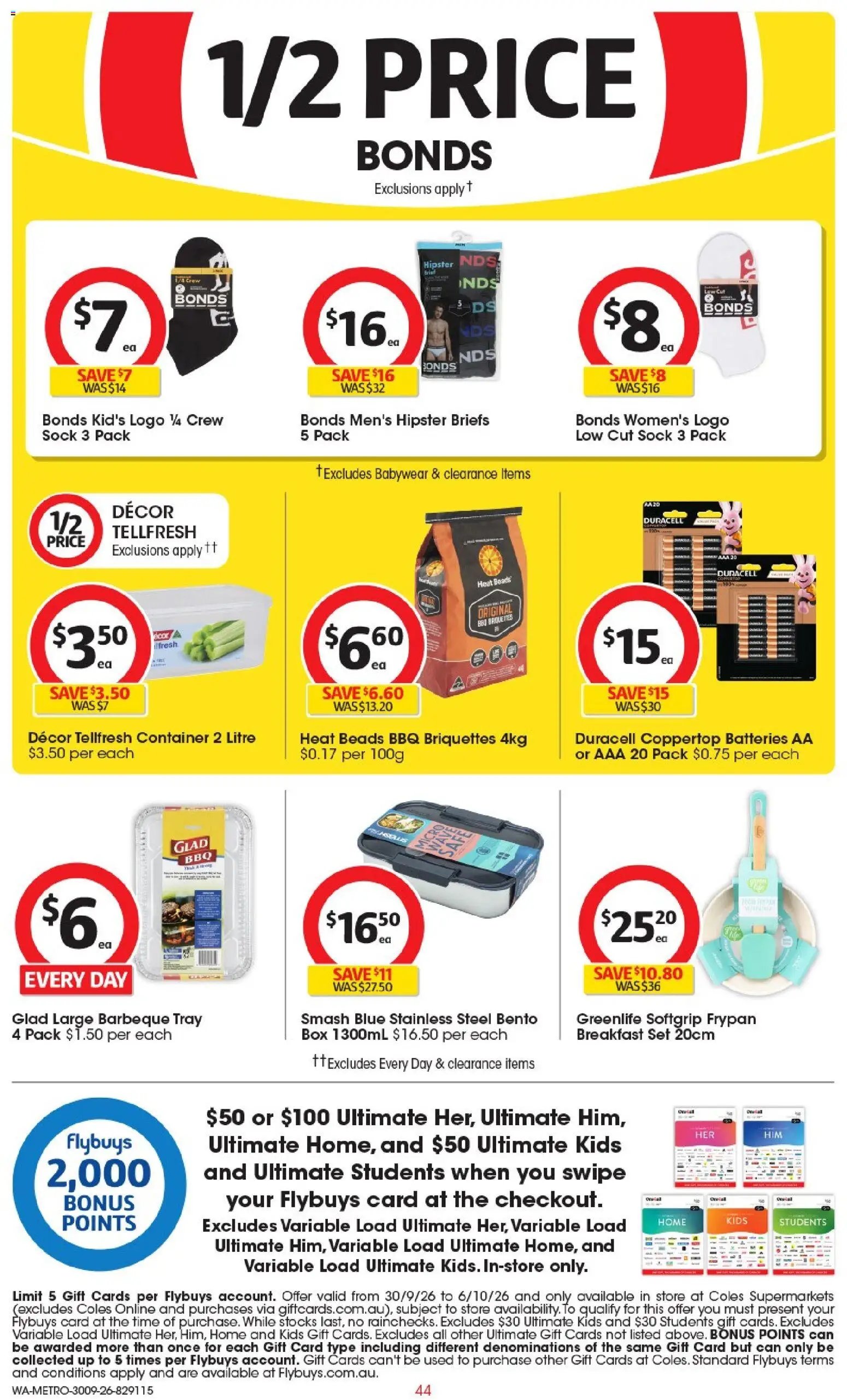 Coles catalogue from 30/09/2026 Coles catalogue WA