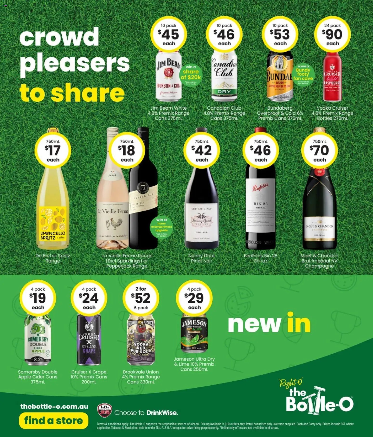 The Bottle-O catalogue from 14/09/2026 The Bottle-O catalogue BUNDABERG