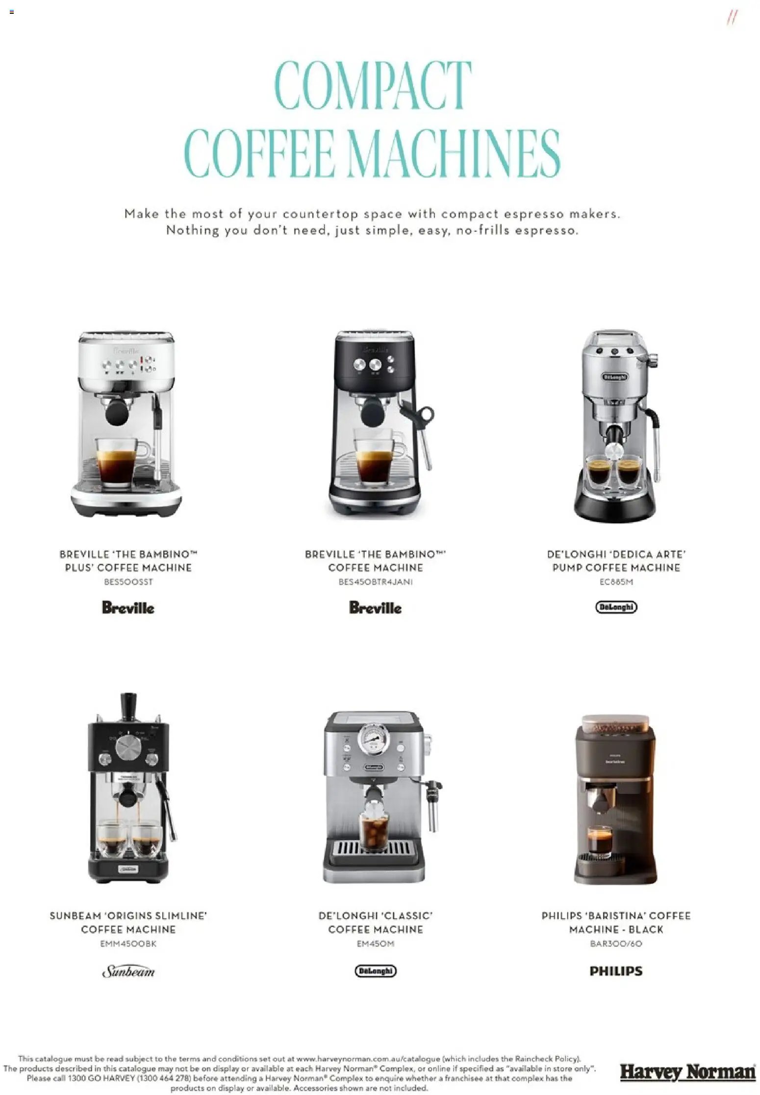 Harvey Norman catalogue from 09/07/2026 Harvey Norman The Coffee Collection
