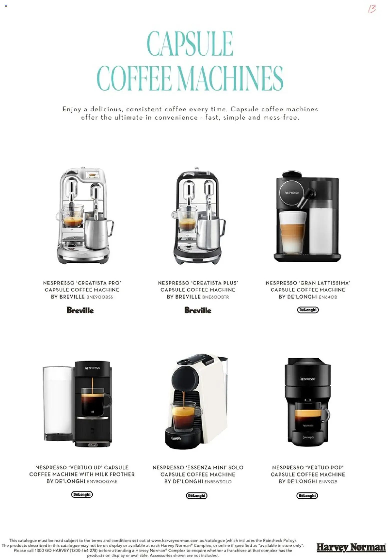 Harvey Norman catalogue from 09/07/2026 Harvey Norman The Coffee Collection