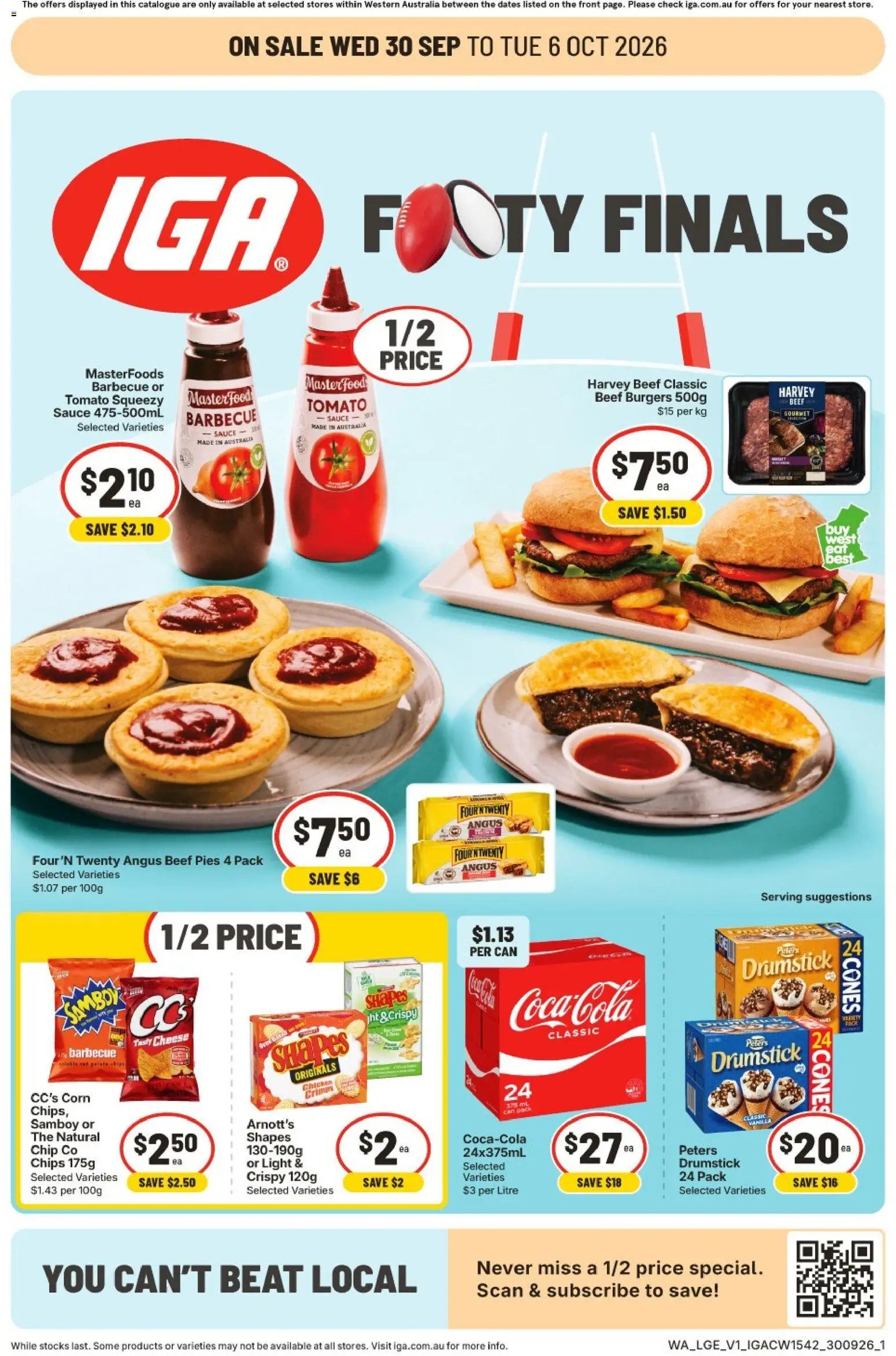 IGA catalogue from 30/09/2026 IGA catalogue Claremont