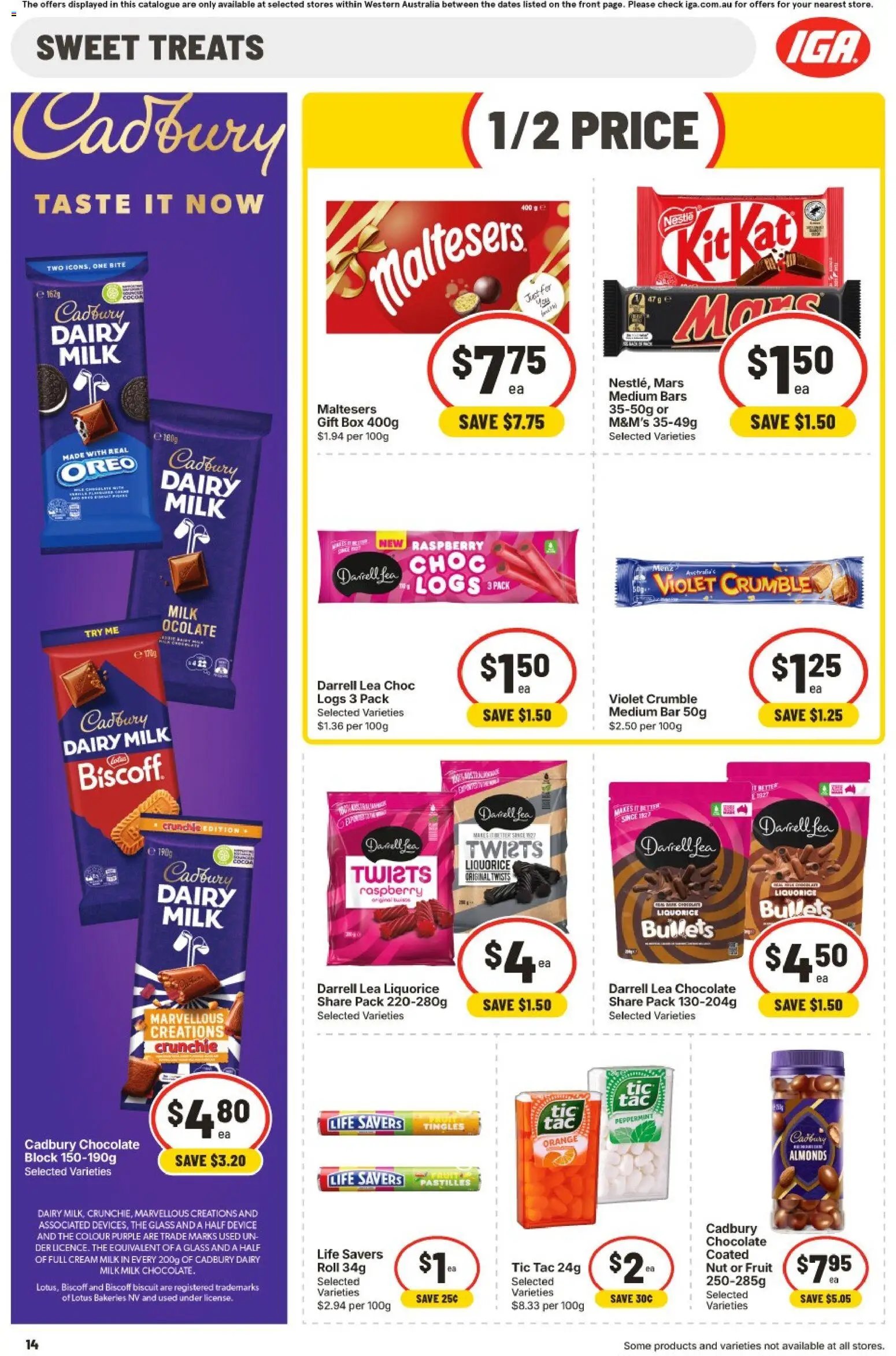 IGA catalogue from 30/09/2026 IGA catalogue Claremont