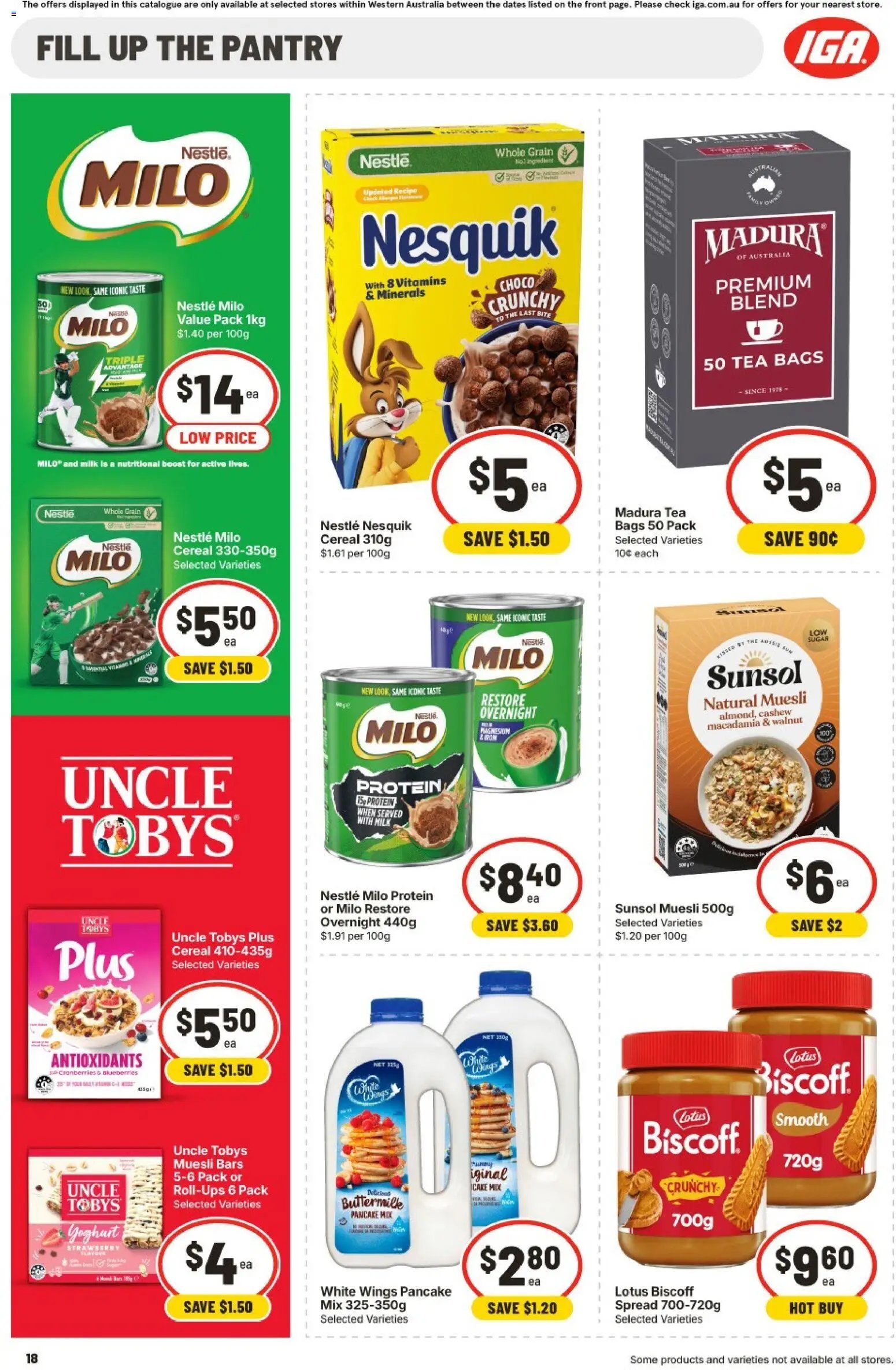 IGA catalogue from 30/09/2026 IGA catalogue Claremont