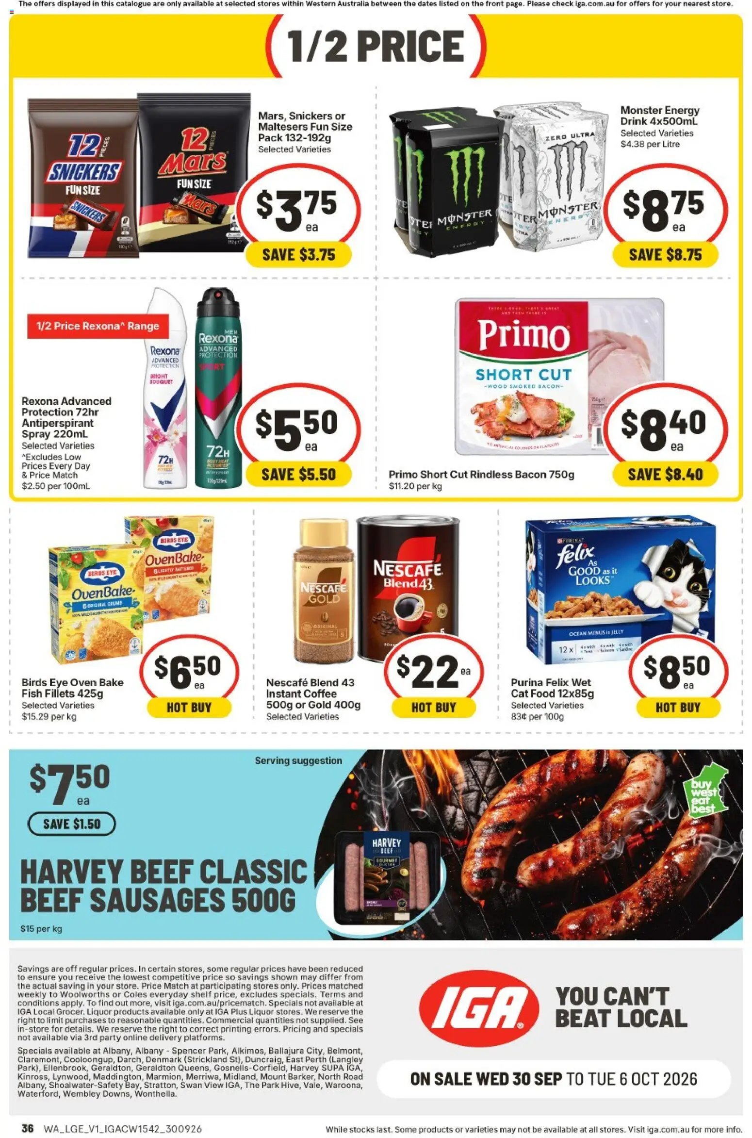IGA catalogue from 30/09/2026 IGA catalogue Claremont