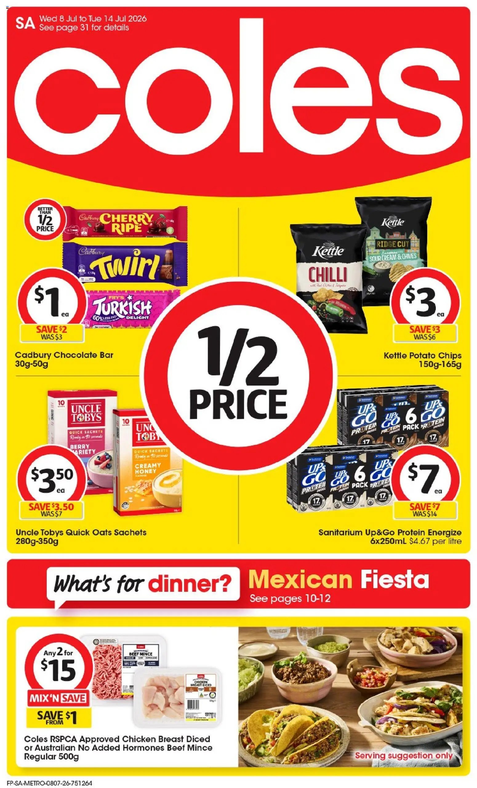 Coles catalogue from 08/07/2026 Coles catalogue SA