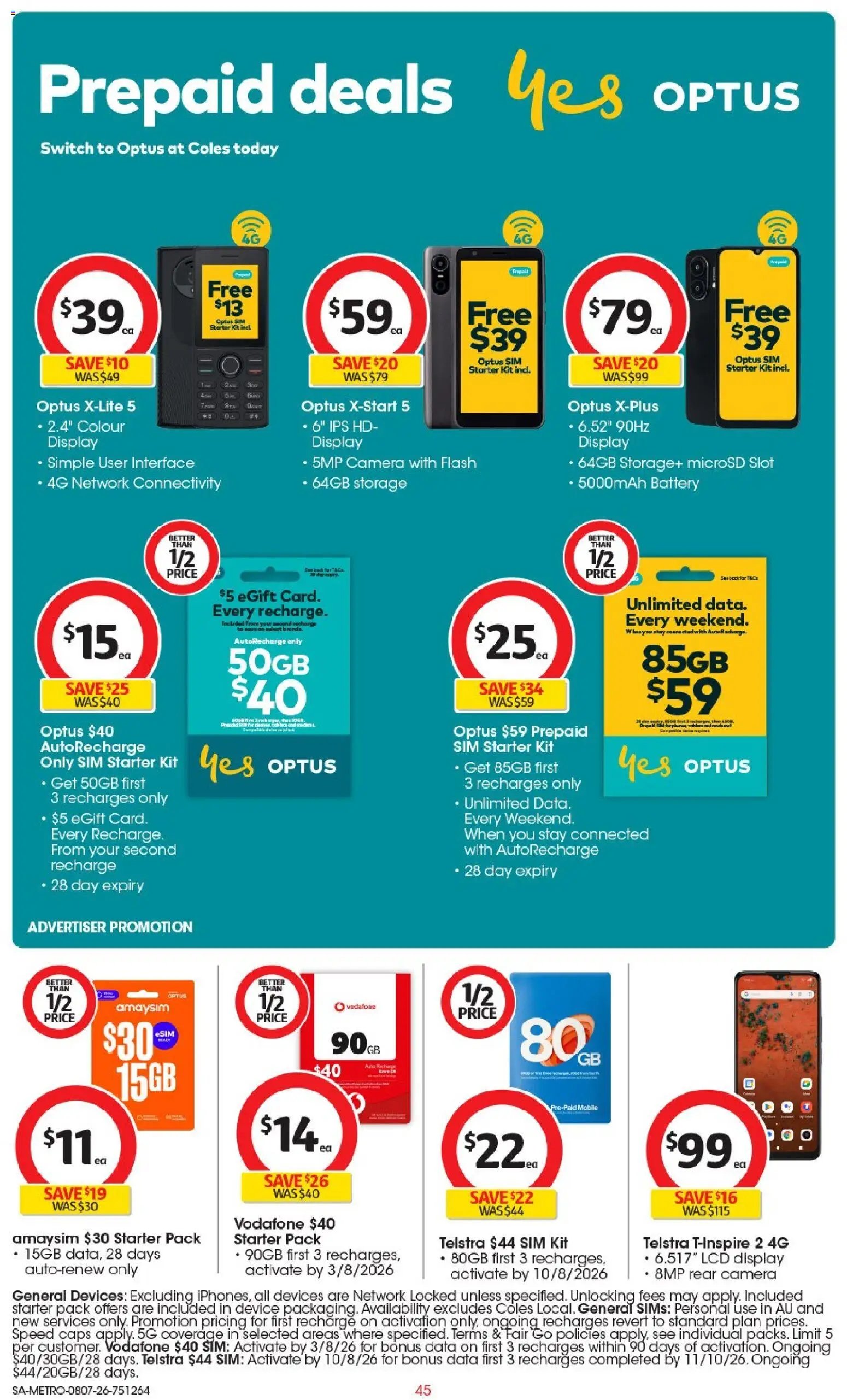 Coles catalogue from 08/07/2026 Coles catalogue SA