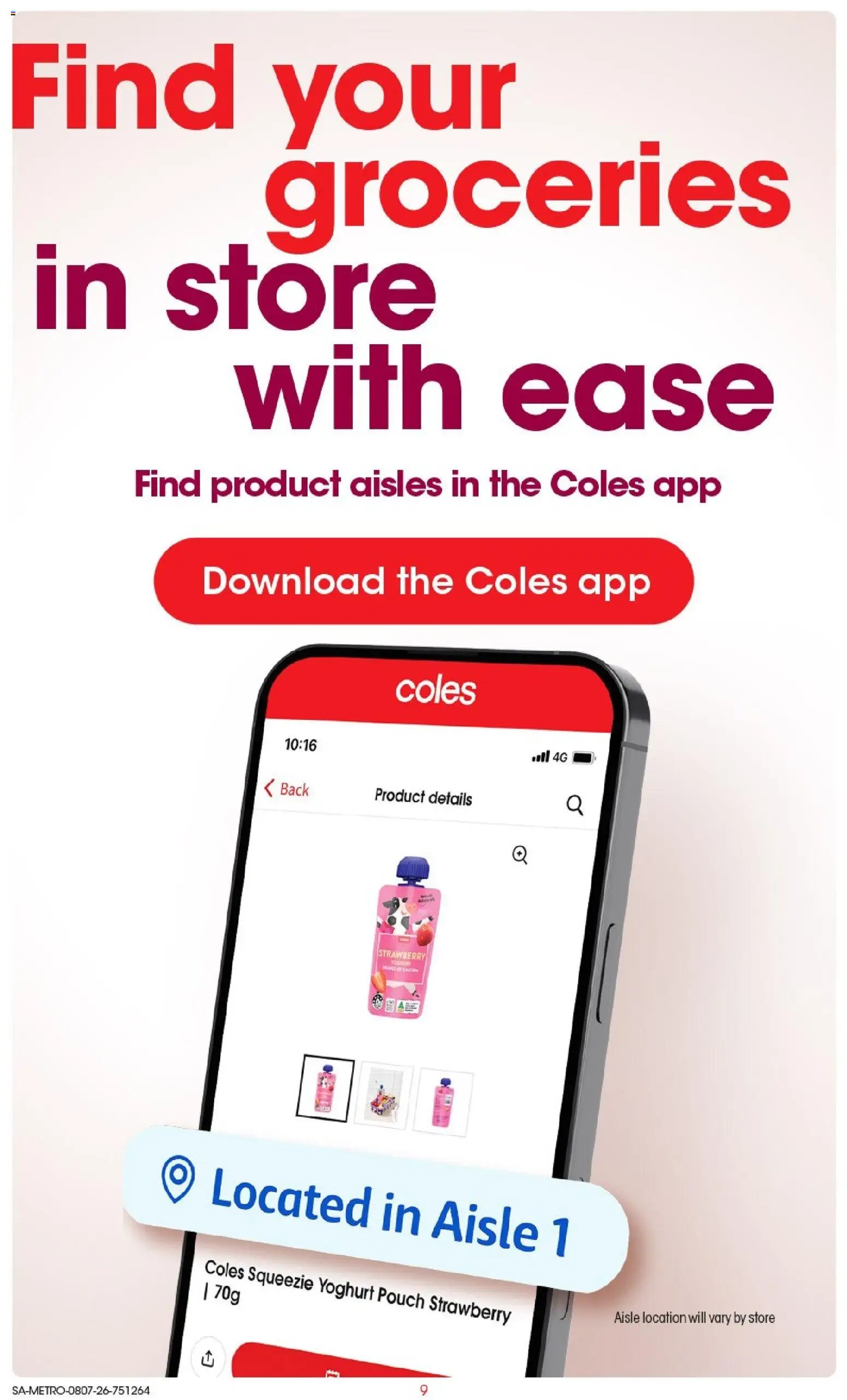 Coles catalogue from 08/07/2026 Coles catalogue SA