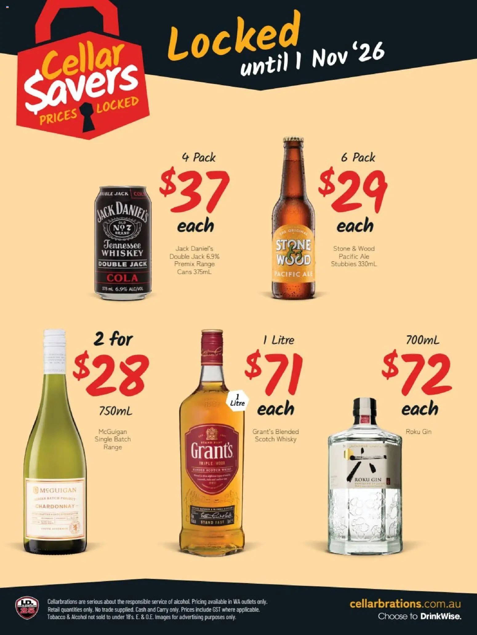 Cellarbrations catalogue from 07/09/2026 Cellarbrations catalogue CUNDERDIN