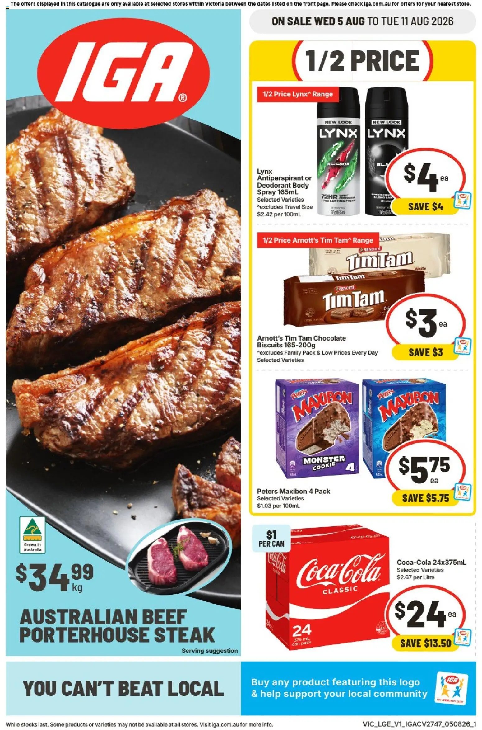 IGA catalogue from 05/08/2026 IGA catalogue VIC