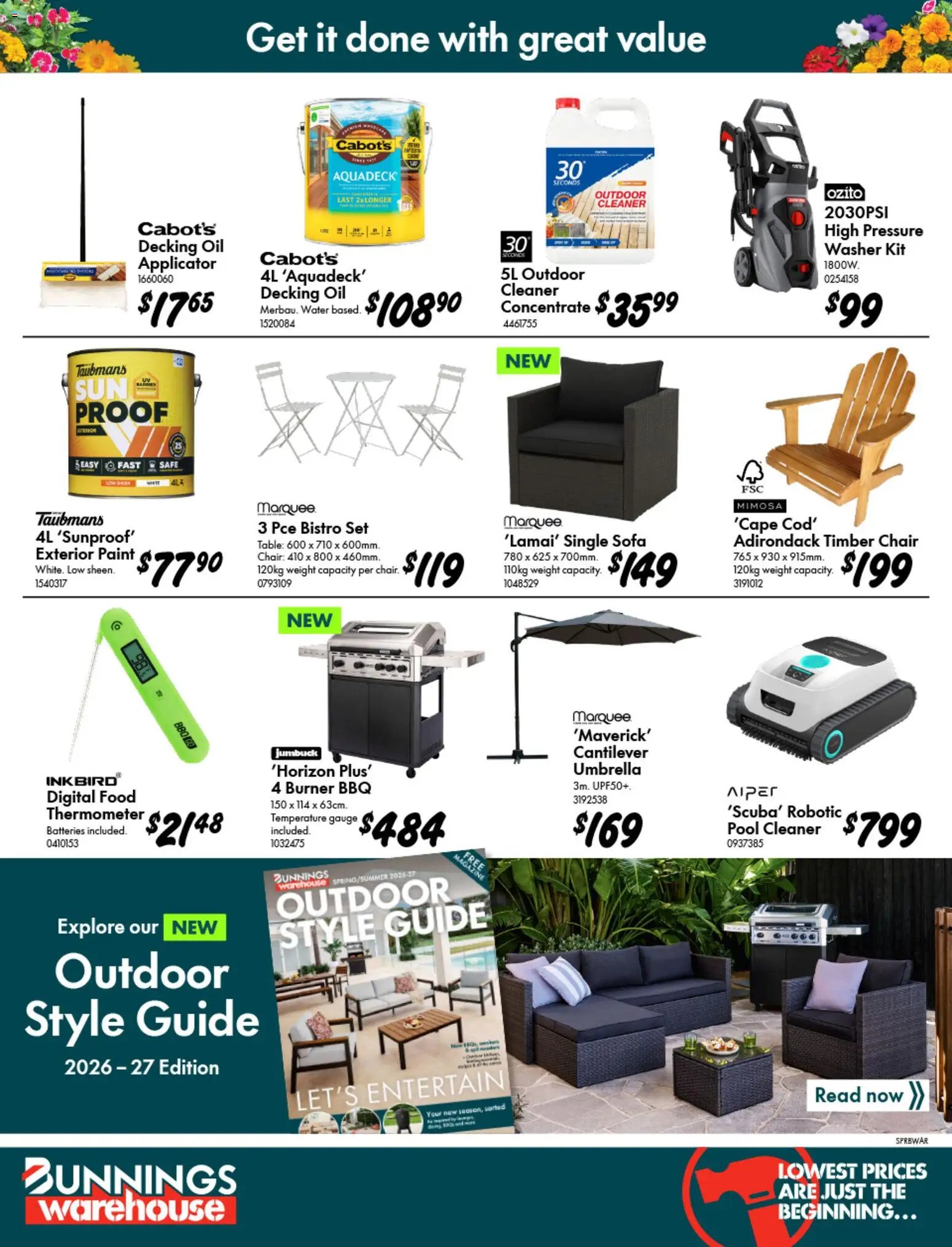 Bunnings Warehouse catalogue from 09/09/2026 Bunnings catalogue