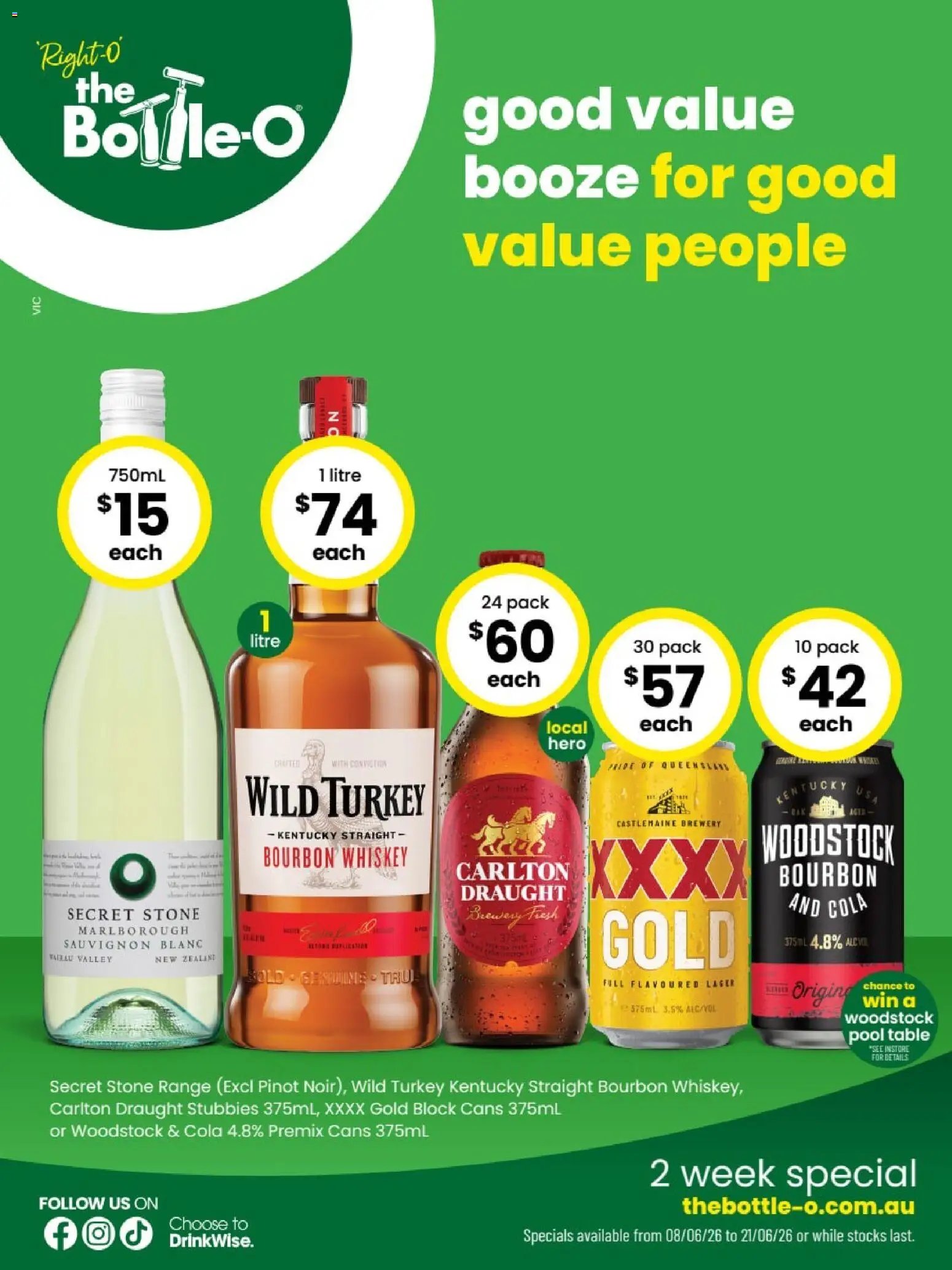 The Bottle-O catalogue from 08/06/2026 The Bottle-O catalogue BAIRNSDALE