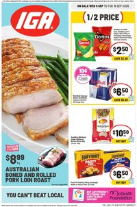 IGA catalogue from 09/09/2026 IGA catalogue Brunswick