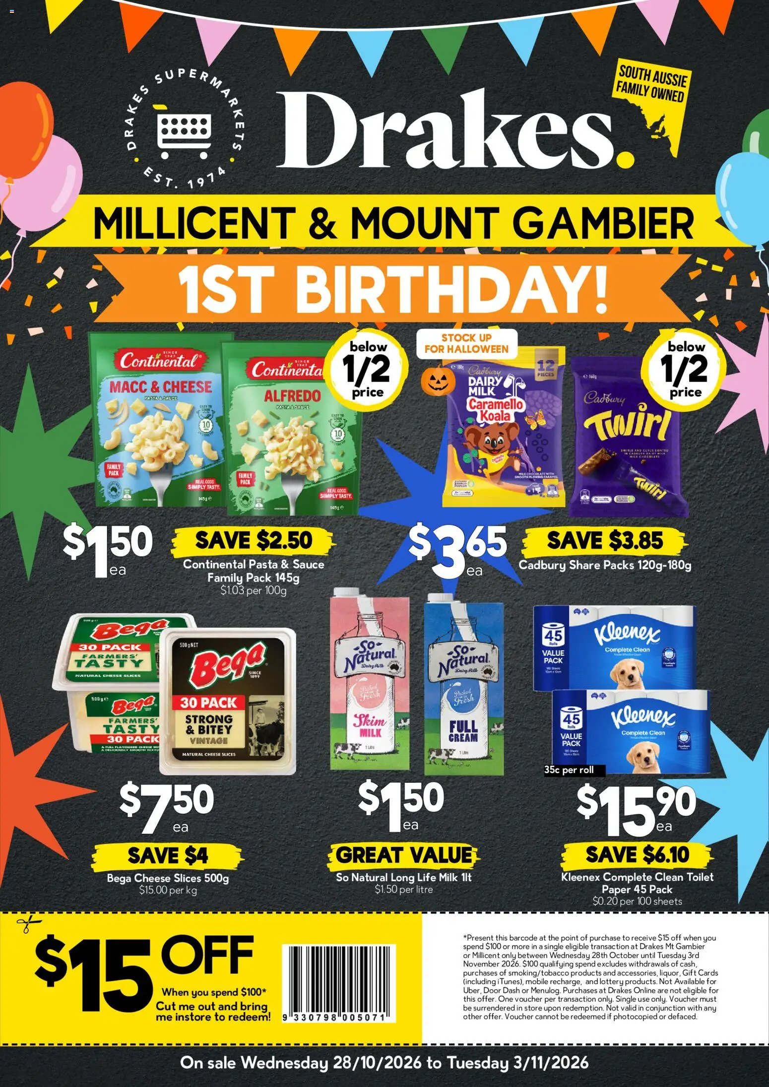 Drakes catalogue Millicent & Mount Gambier valid from 28/10/2026 - Latest Specials & Offers