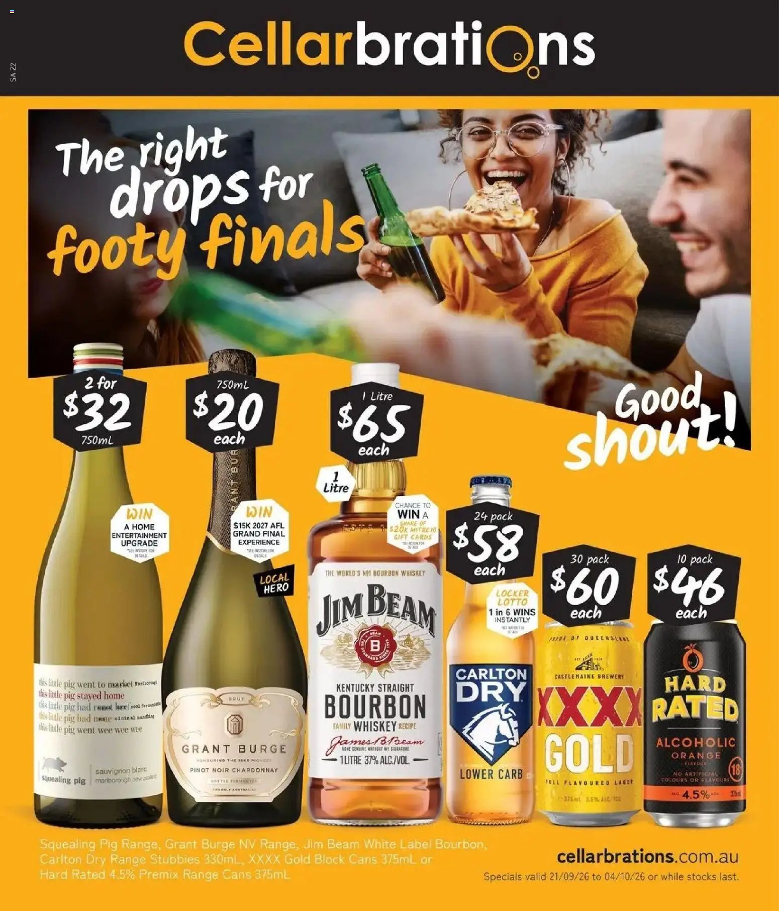 Cellarbrations catalogue from 21/09/2026 Cellarbrations catalogue Andamooka