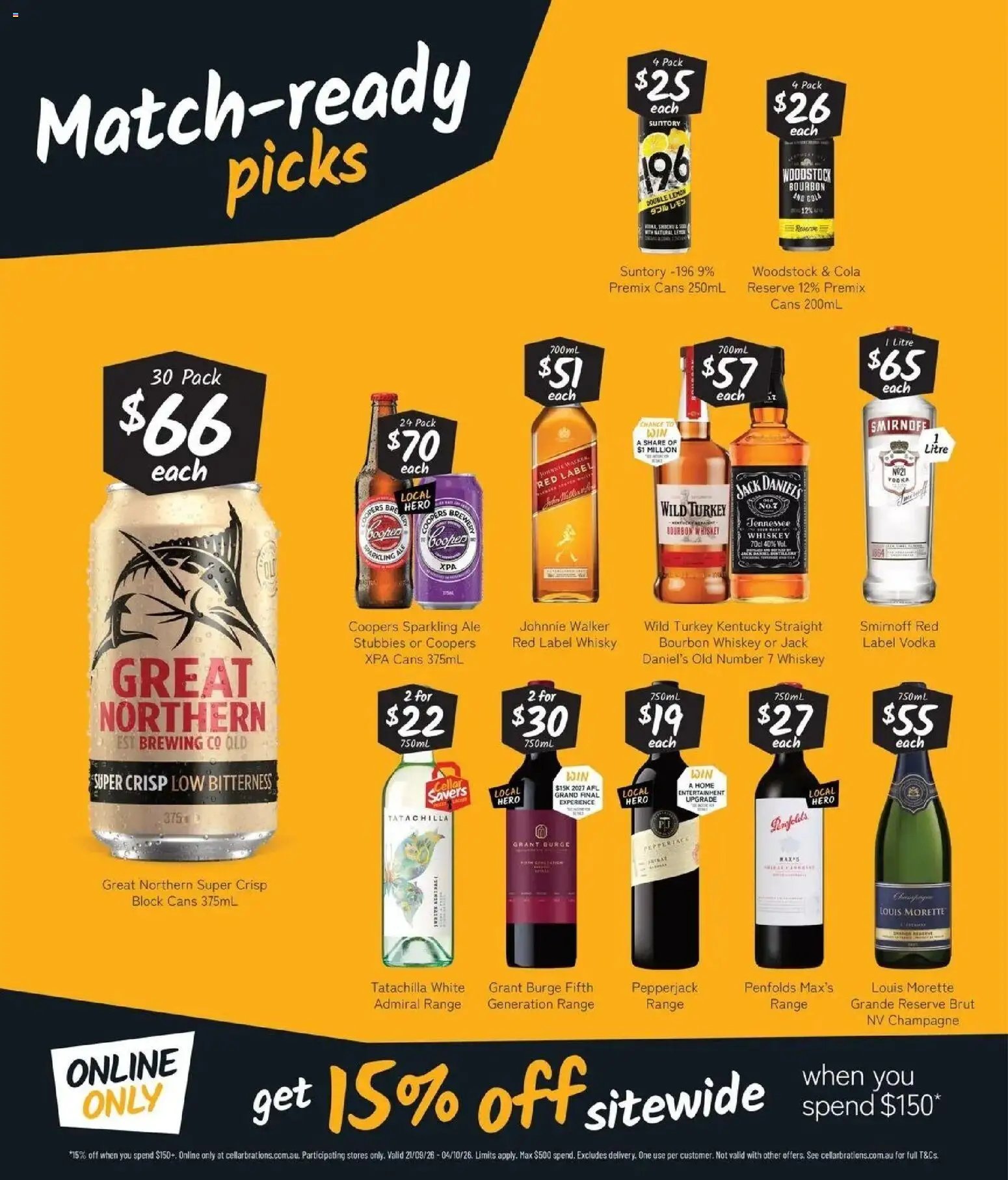 Cellarbrations catalogue from 21/09/2026 Cellarbrations catalogue Andamooka