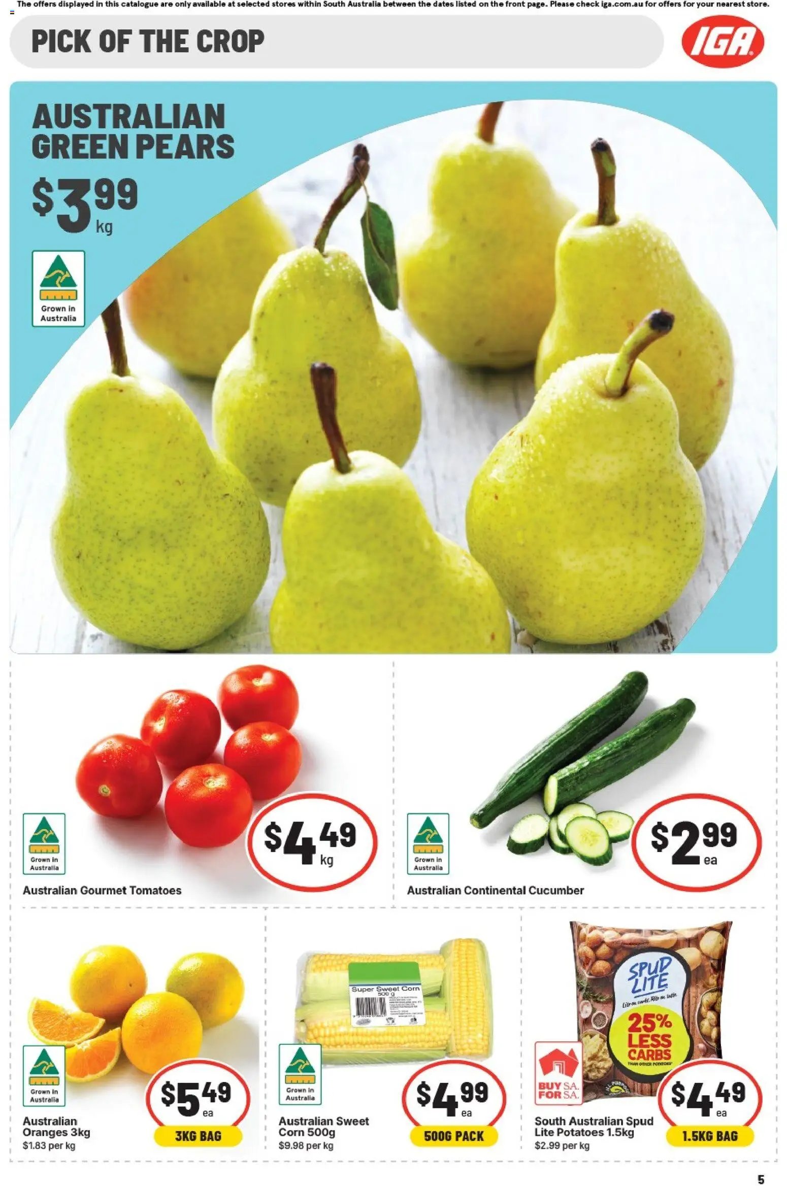 IGA catalogue from 22/07/2026 IGA catalogue SA