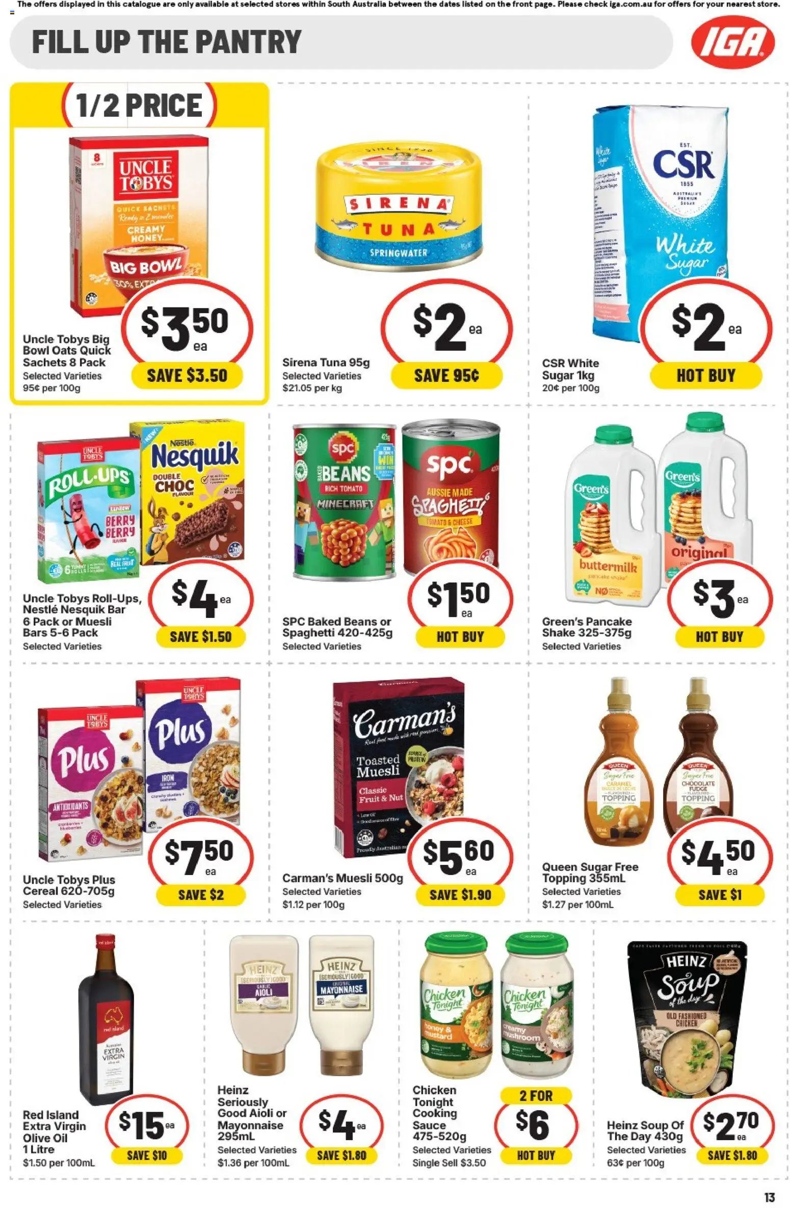 IGA catalogue from 22/07/2026 IGA catalogue SA