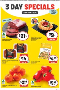 IGA catalogue from 04/09/2026 IGA 3 Day Specials Zuccoli