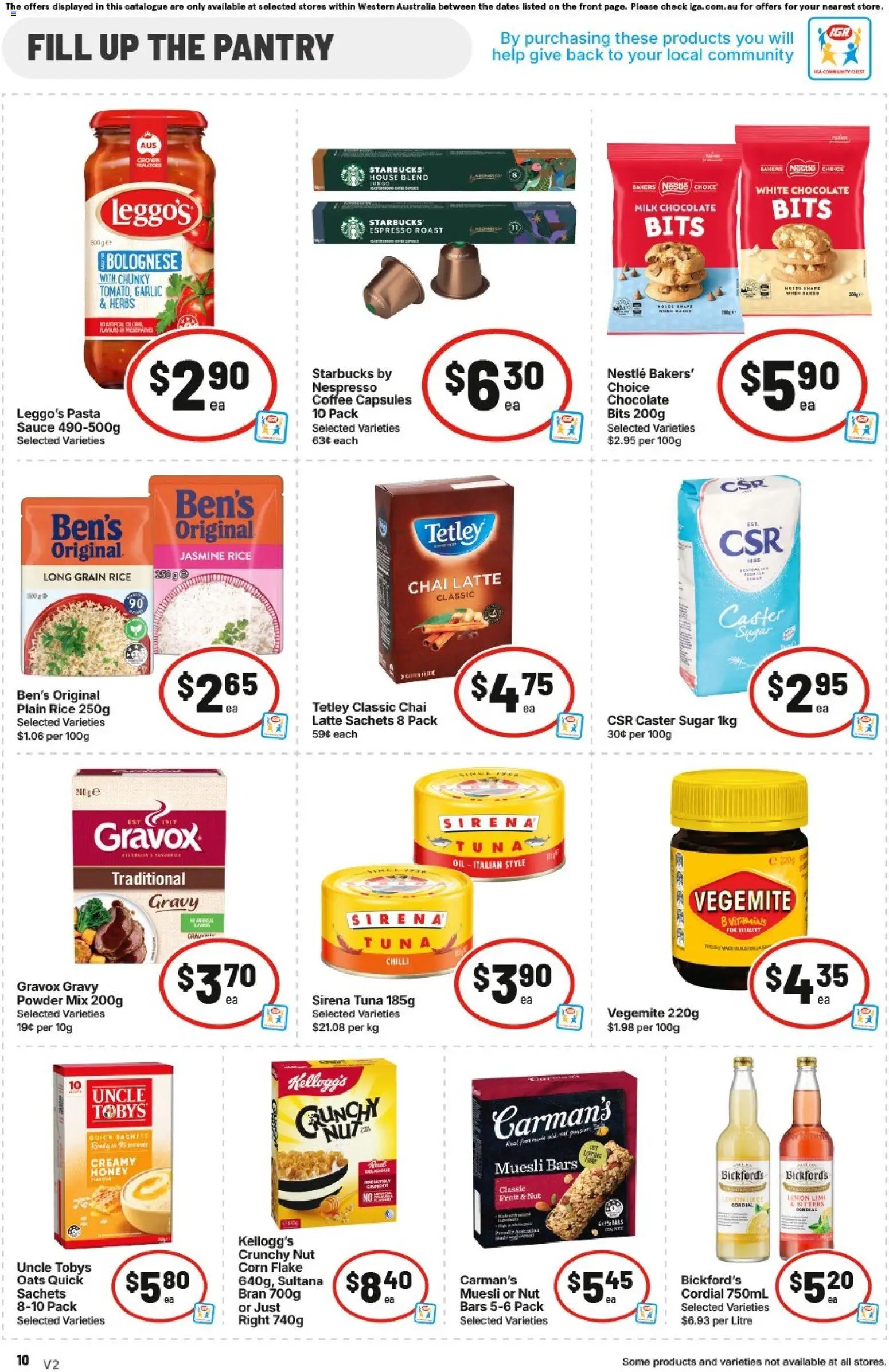 IGA catalogue from 29/07/2026 IGA catalogue NT/WA