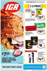 IGA catalogue from 29/07/2026 IGA catalogue NT/WA
