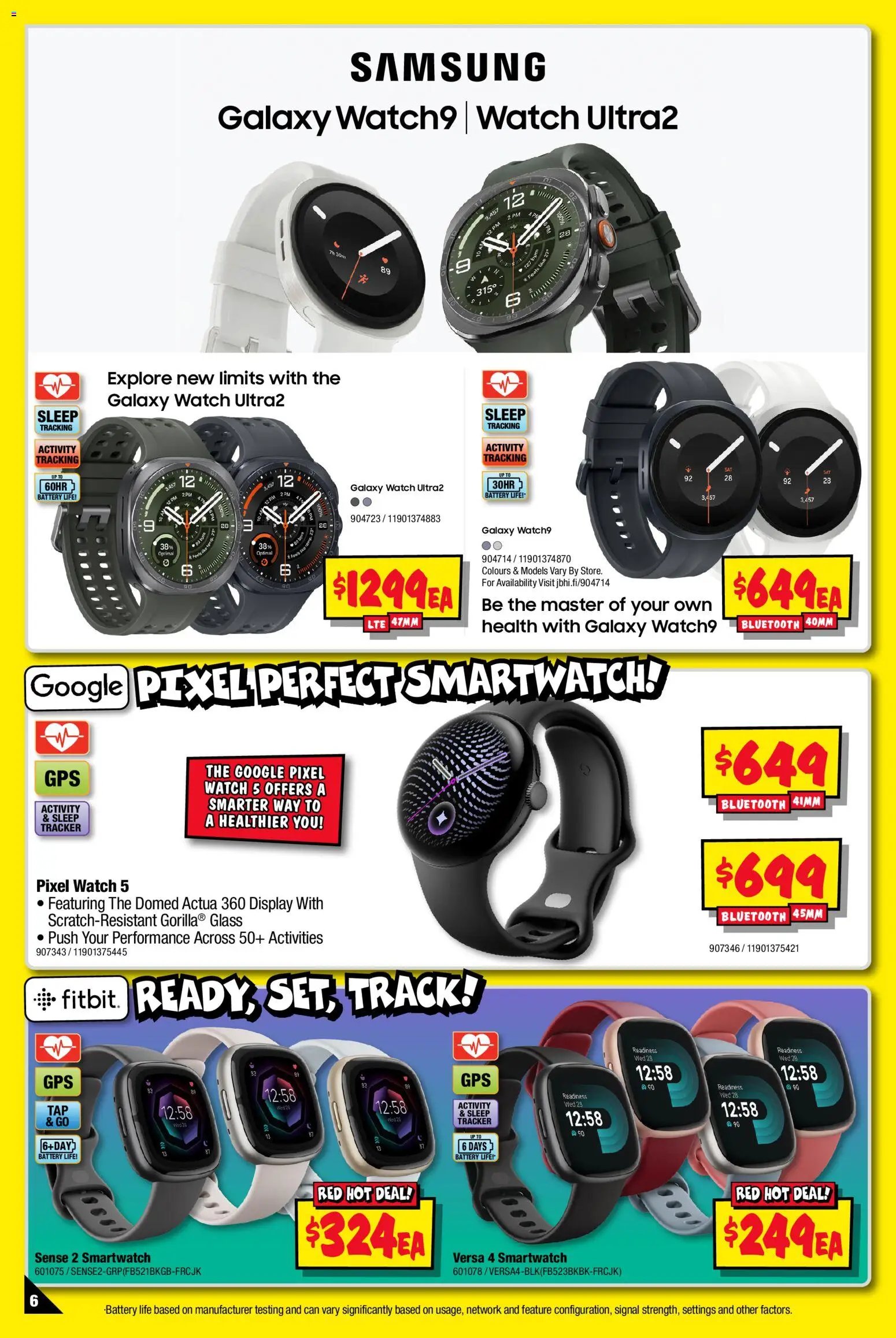 JB Hi-Fi catalogue from 01/10/2026 JB Hi-Fi catalogue Fitness, Wearables & Outdoor