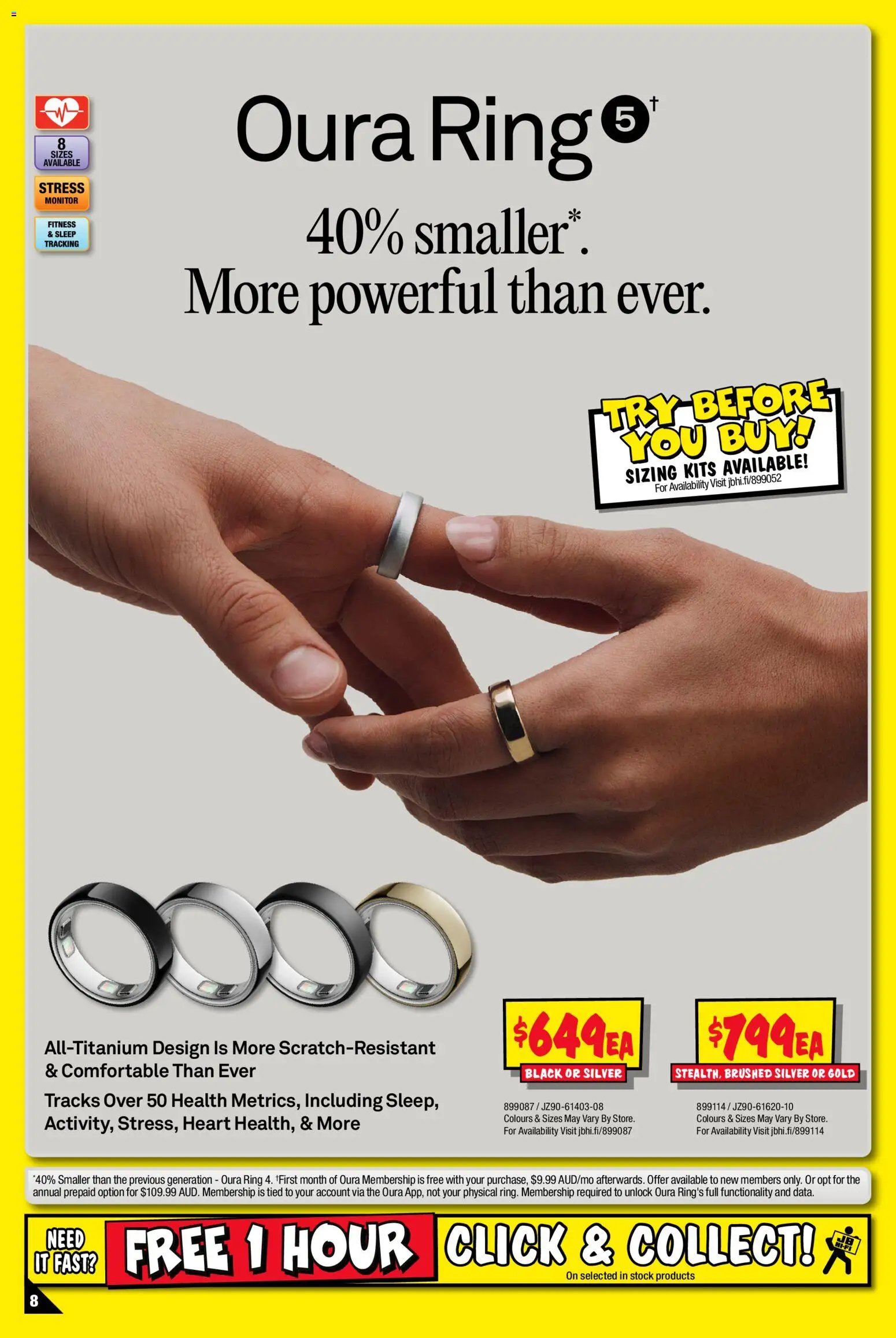 JB Hi-Fi catalogue from 01/10/2026 JB Hi-Fi catalogue Fitness, Wearables & Outdoor
