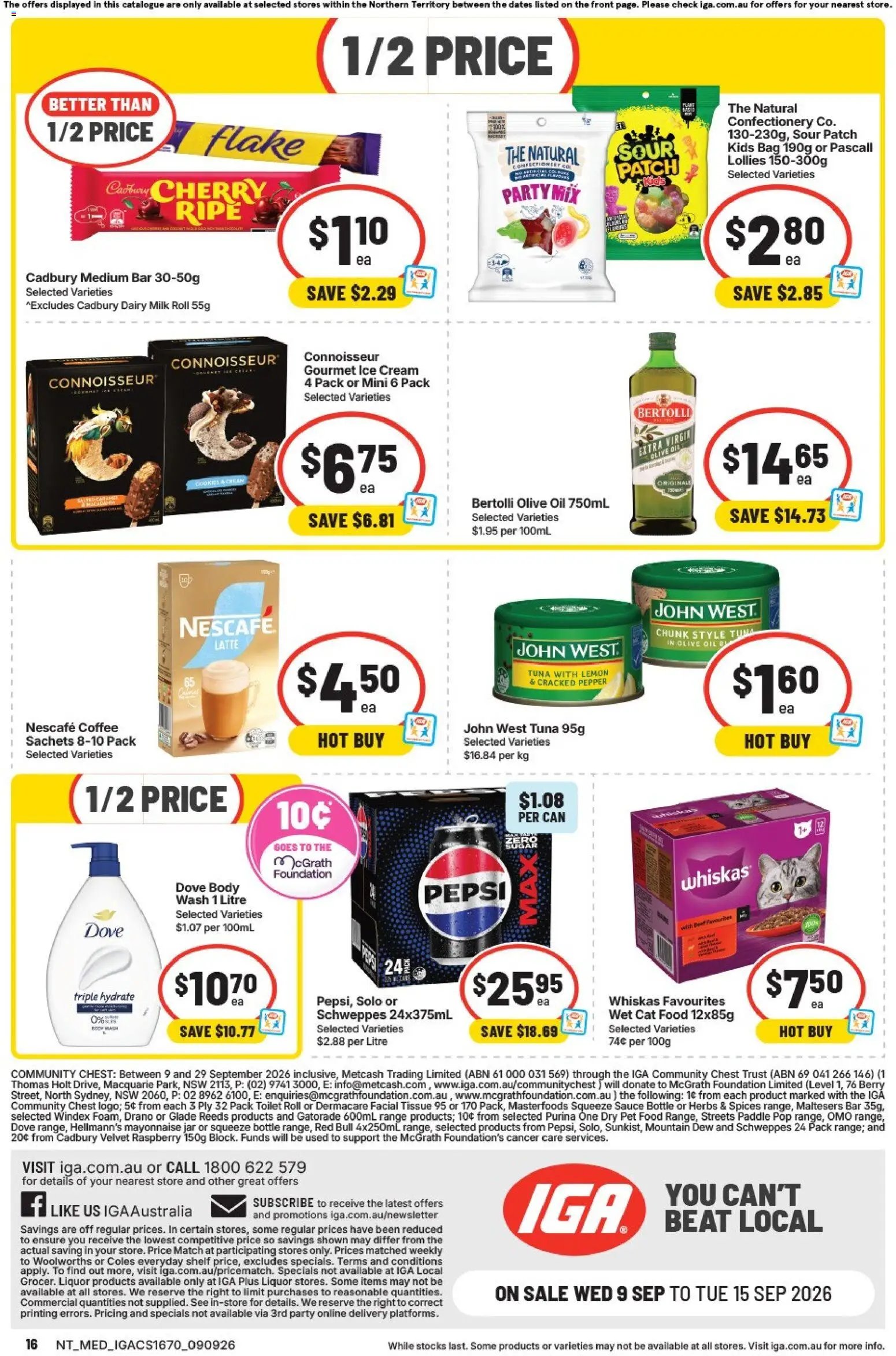 IGA catalogue from 09/09/2026 IGA catalogue Zuccoli