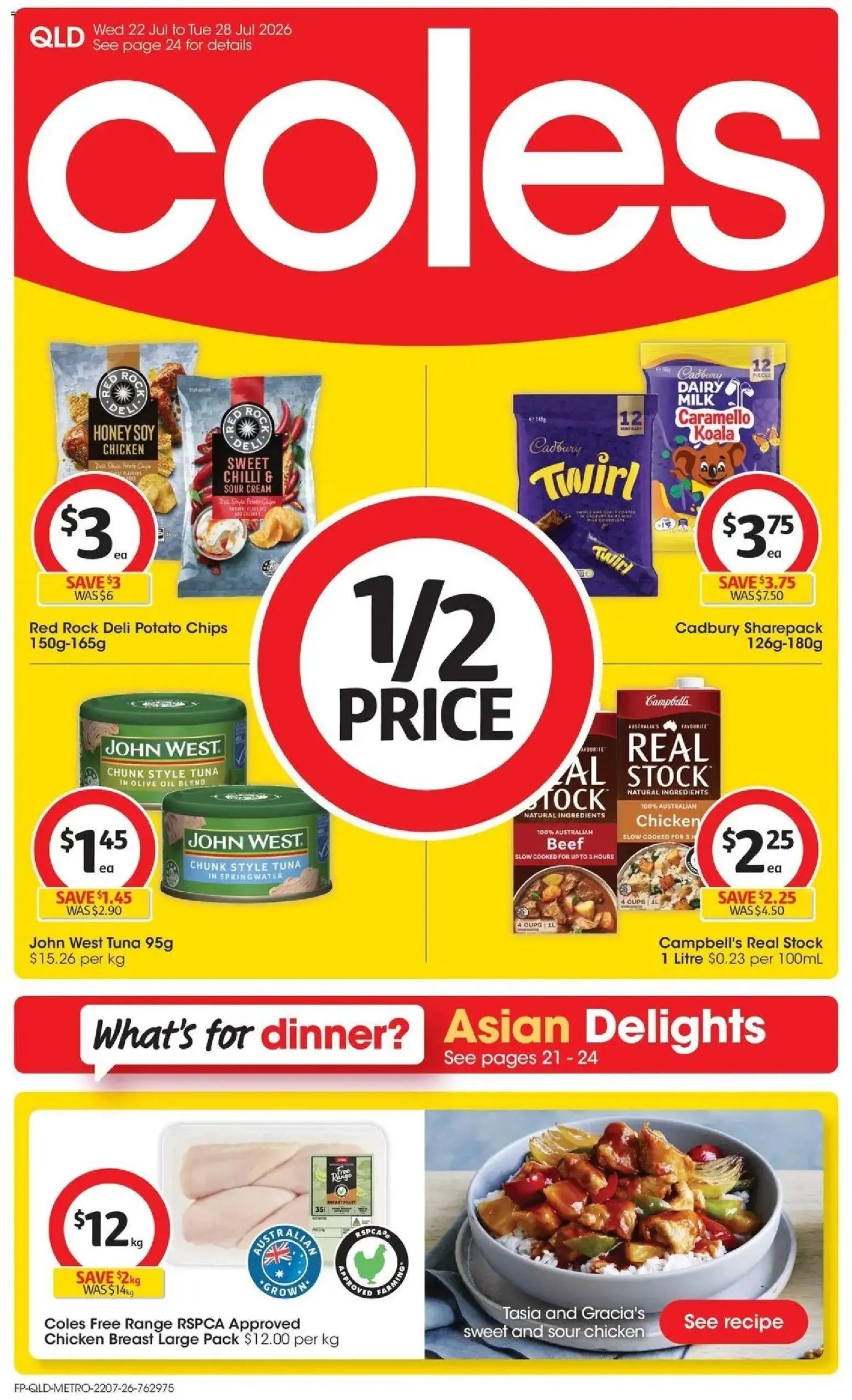 Coles catalogue from 22/07/2026 Coles catalogue QLD