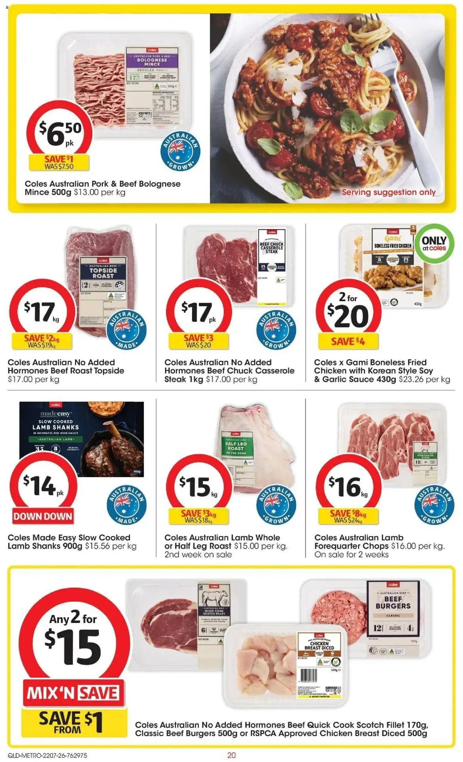 Coles catalogue from 22/07/2026 Coles catalogue QLD