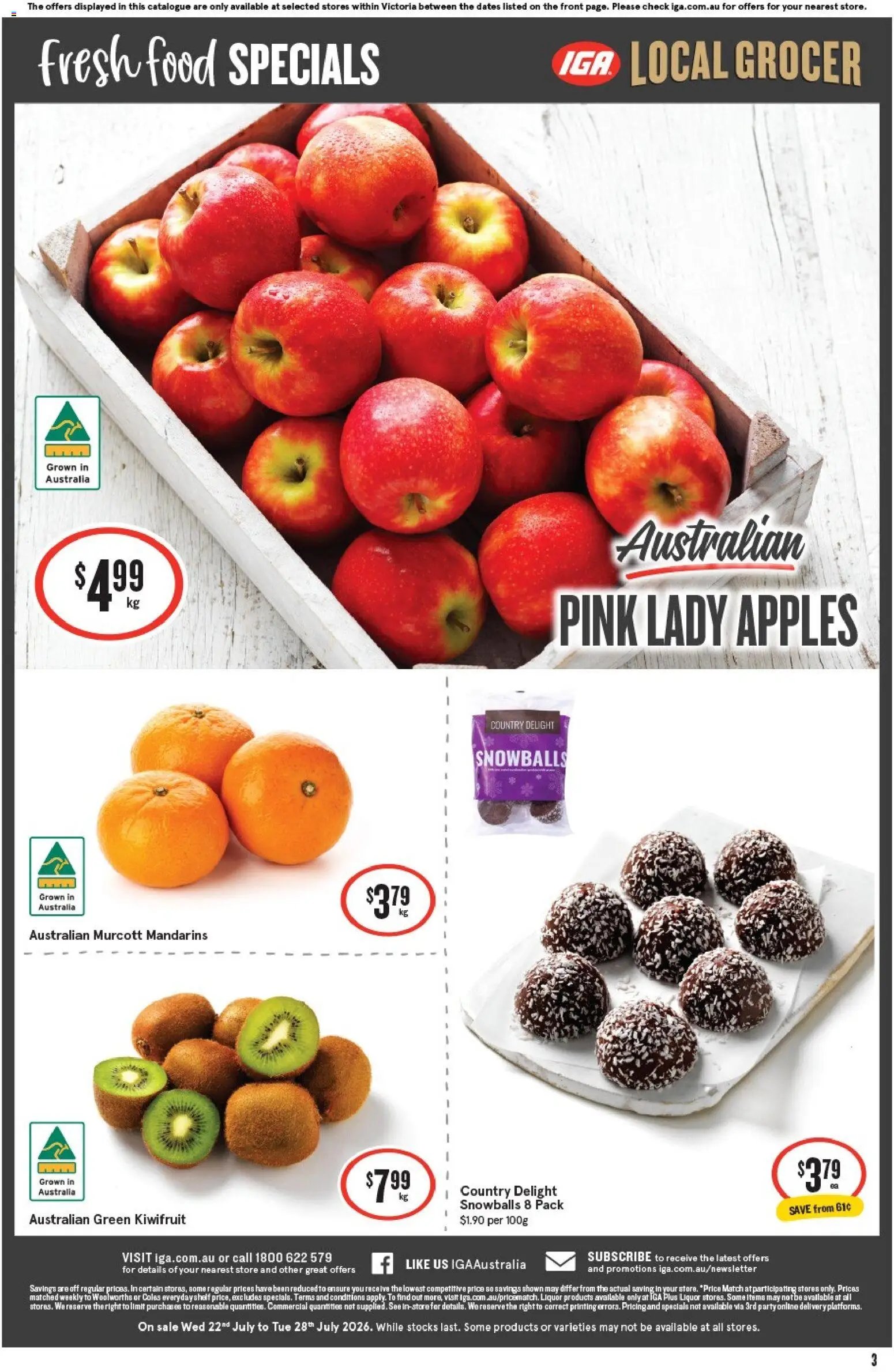 IGA catalogue from 22/07/2026 IGA Local Grocer VIC Local Grocer