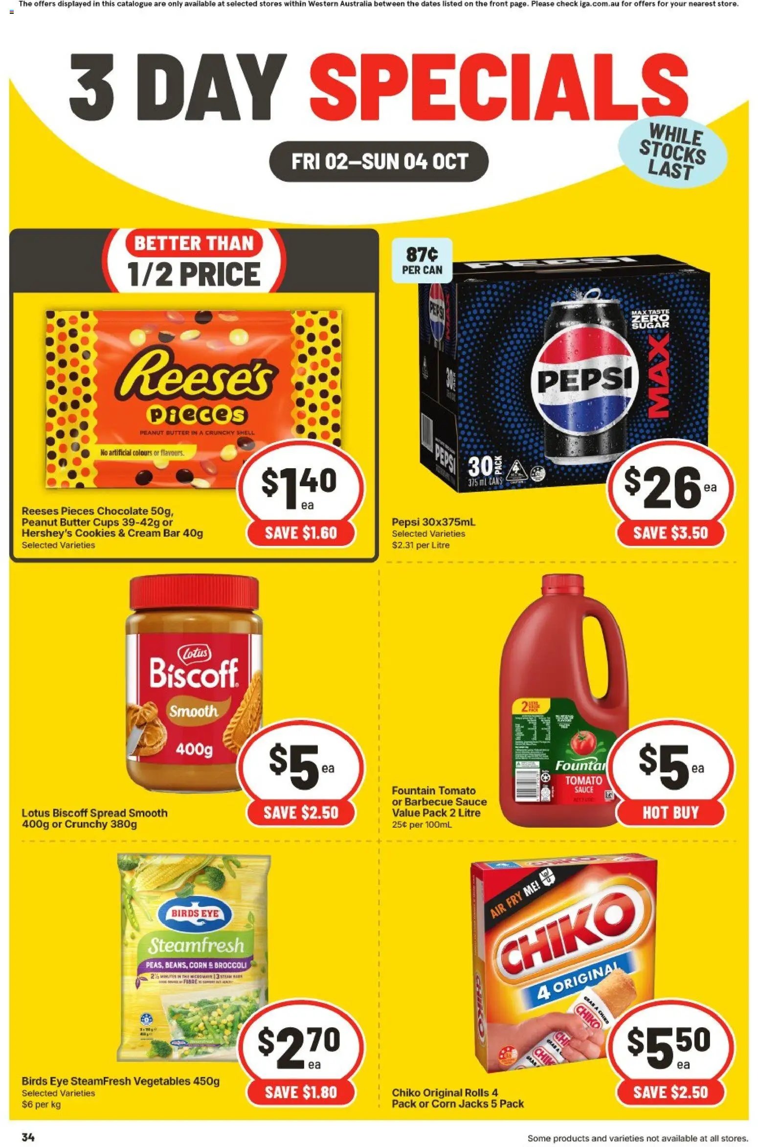 IGA catalogue from 02/10/2026 IGA catalogue 3 Day Specials Claremont
