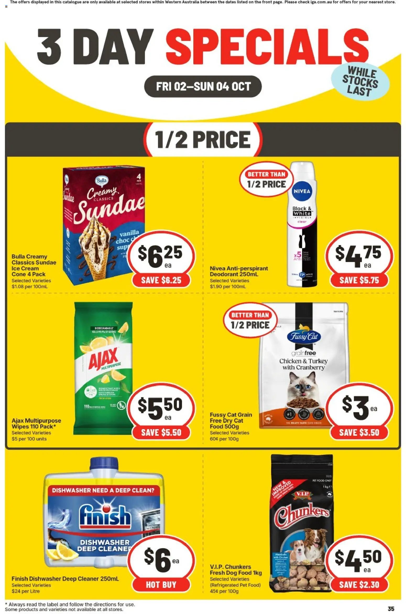 IGA catalogue from 02/10/2026 IGA catalogue 3 Day Specials Claremont