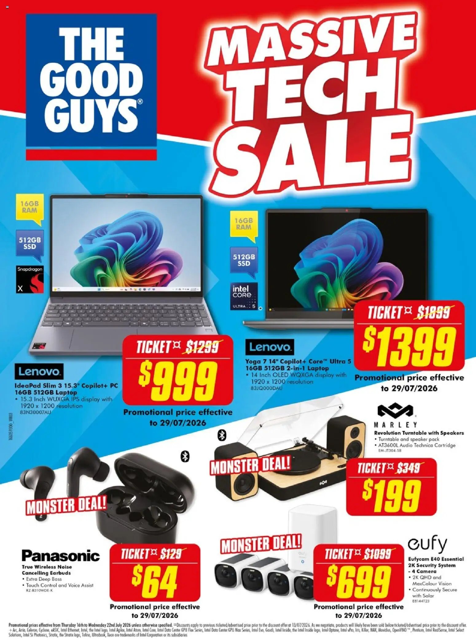 The Good Guys catalogue from 16/07/2026 The Good Guys Massive Tech Sale