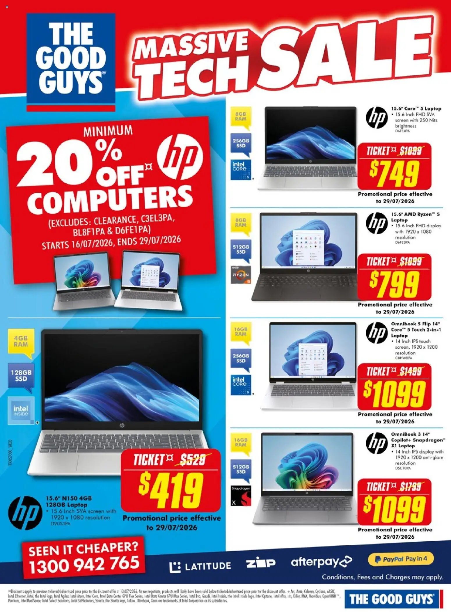 The Good Guys catalogue from 16/07/2026 The Good Guys Massive Tech Sale