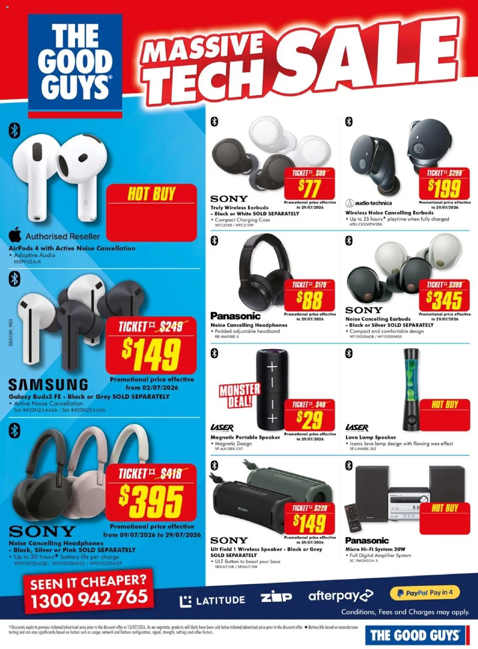 The Good Guys catalogue from 16/07/2026 The Good Guys Massive Tech Sale
