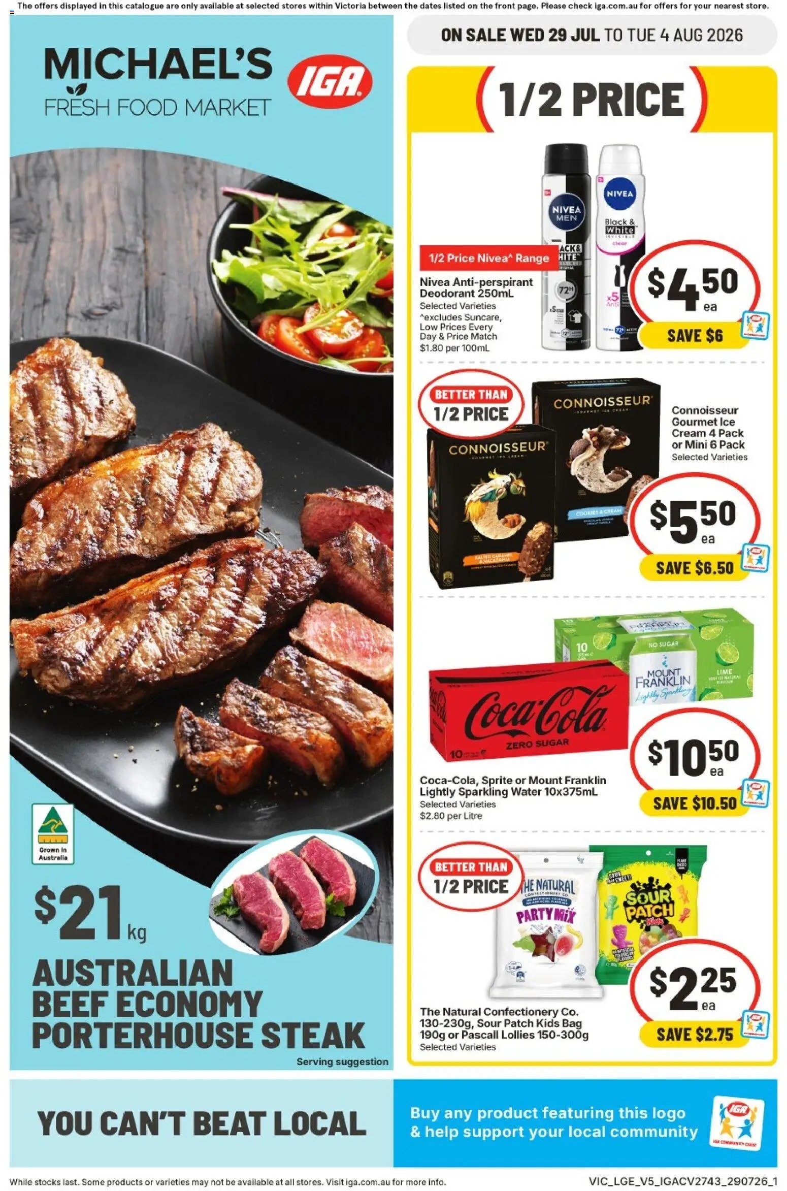 IGA catalogue from 29/07/2026 IGA catalogue Michael´s