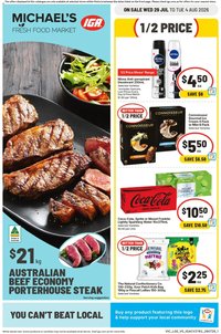 IGA catalogue from 29/07/2026 IGA catalogue Michael´s