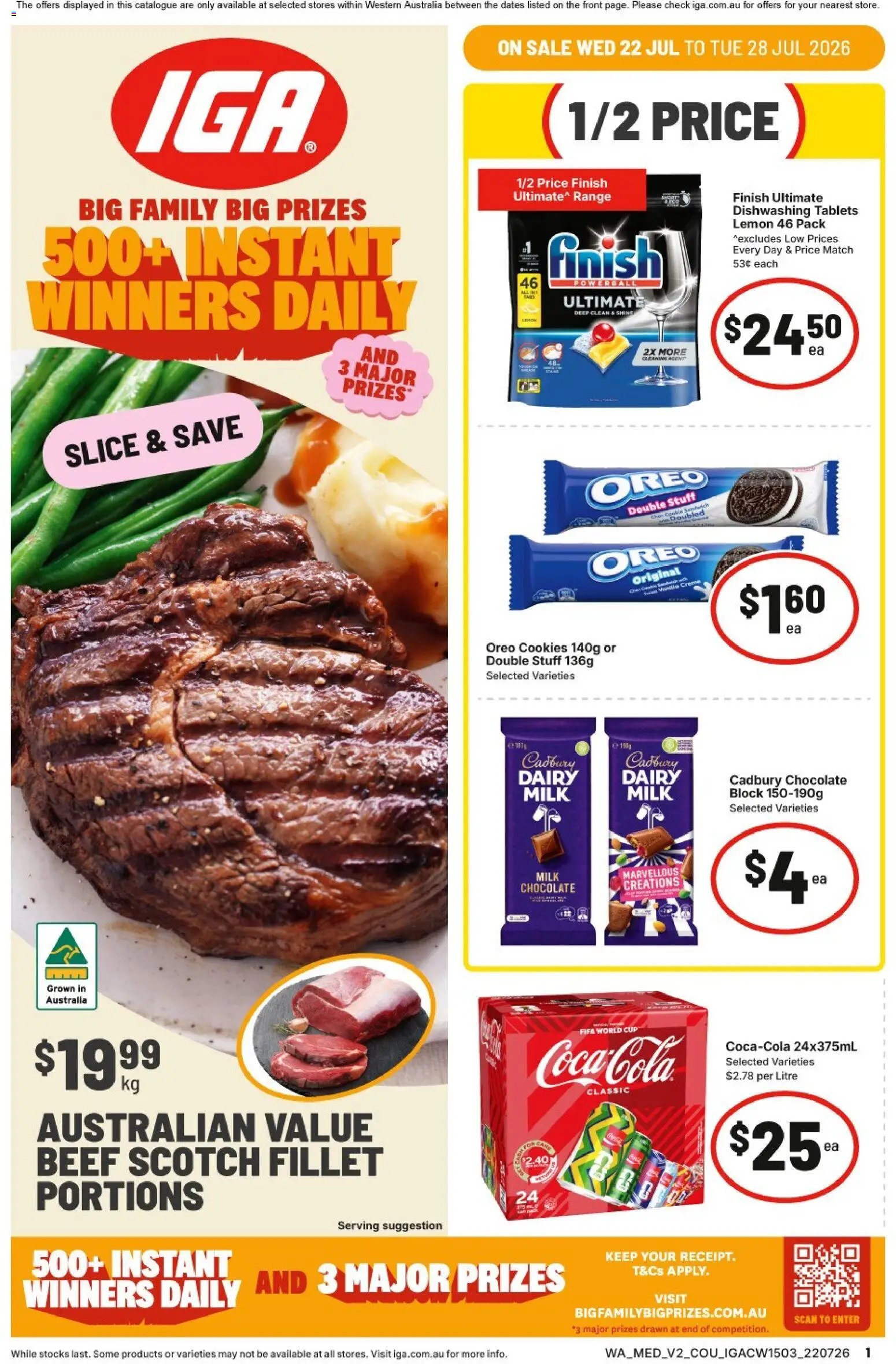IGA catalogue from 22/07/2026 IGA catalogue NT/WA